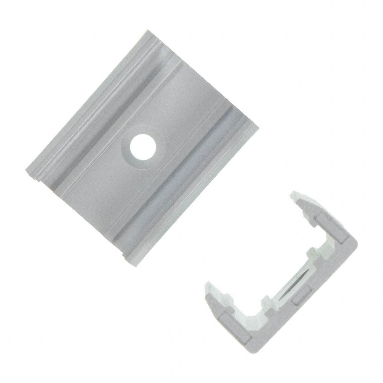 Mounting Clip: Top Bend, 79/100 in Wd, 39/100 in Ht