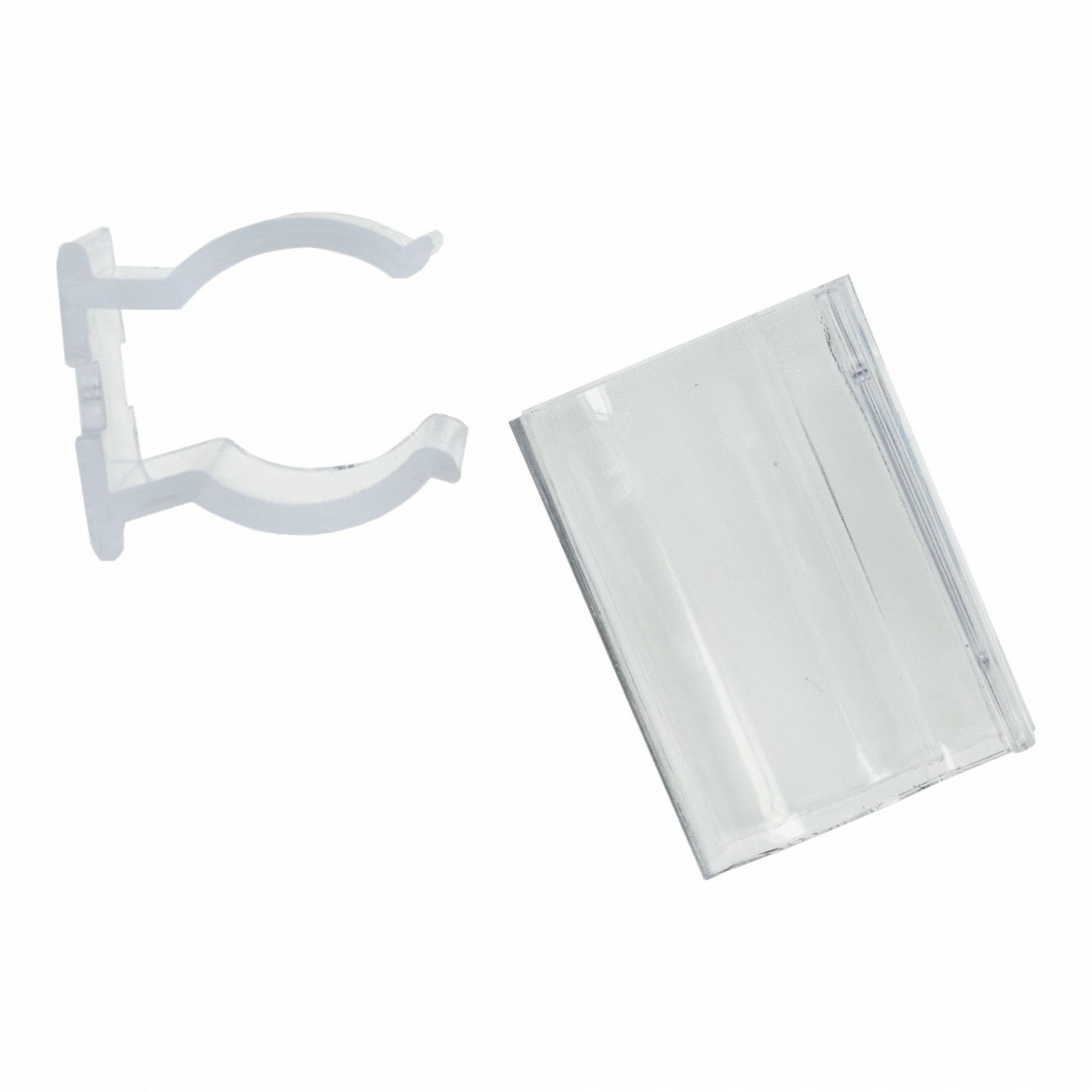 Mounting Clip: Side Bend/Top Bend, 1 4/25 in Wd, 43/50 in Ht