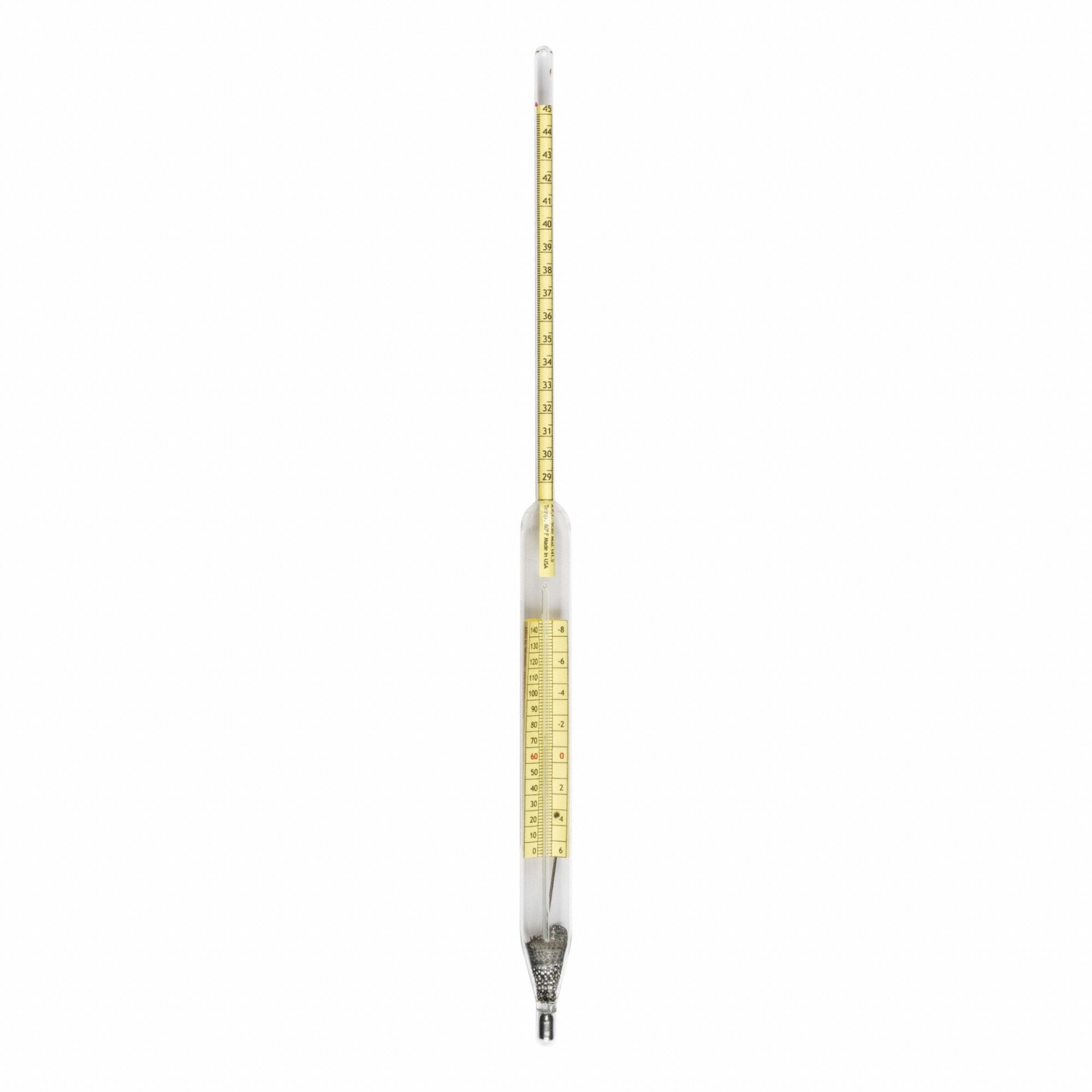 Hydrometer, Range 40/60, 16" L