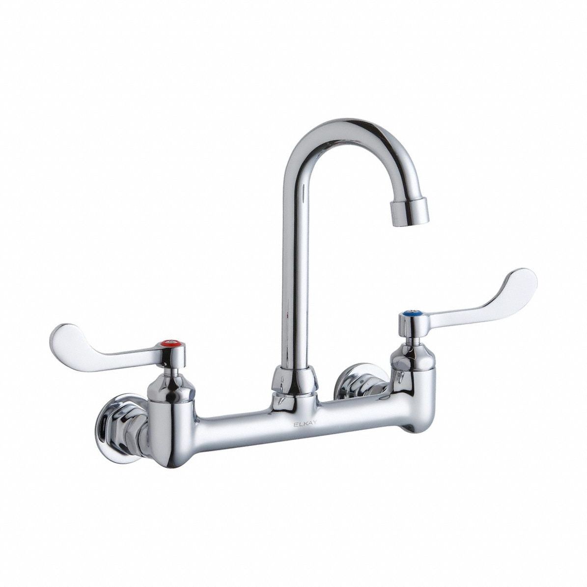 Handle-Operated Faucet Manual Gooseneck