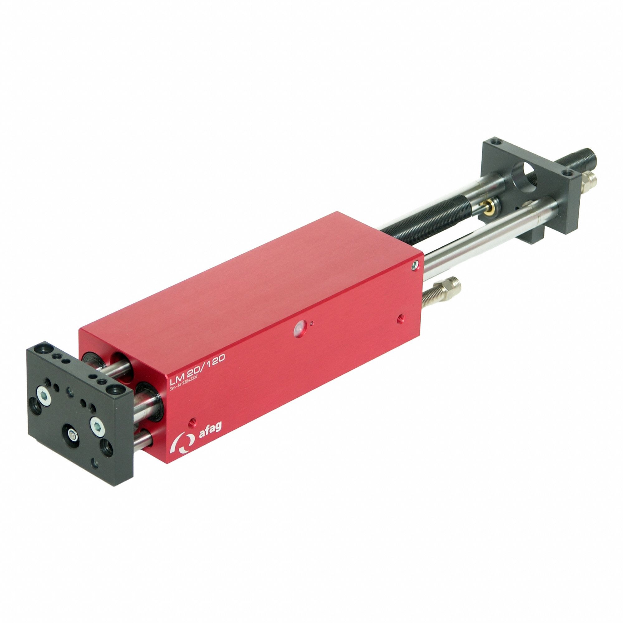 Slide: 120 mm Stroke Lg, 20 mm Bore Dia, Mfr Part # 11001647, LM Series, 4 kg Max Payload