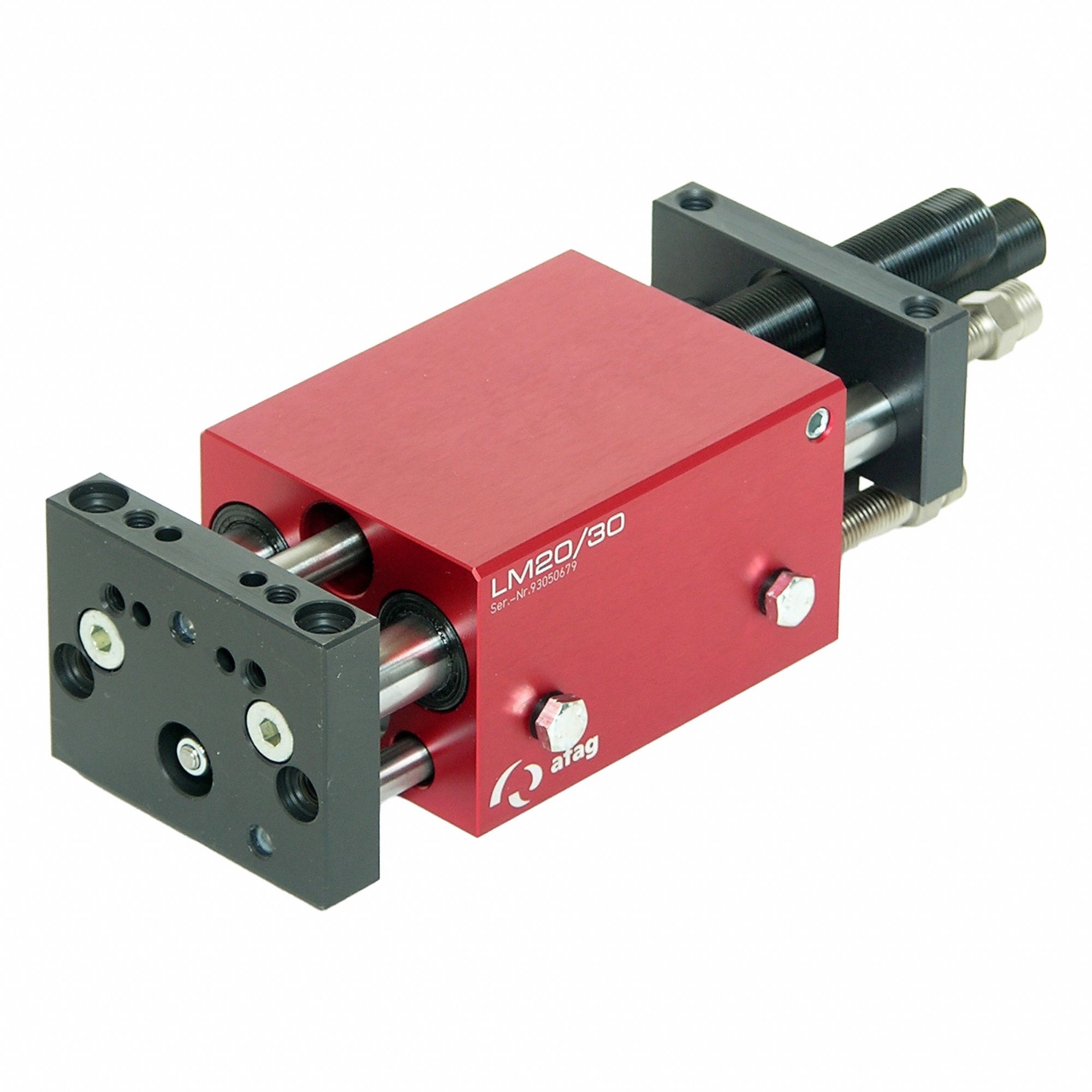 Slide: 30 mm Stroke Lg, 20 mm Bore Dia, Mfr Part # 11001720, LM Series, 8 kg Max Payload