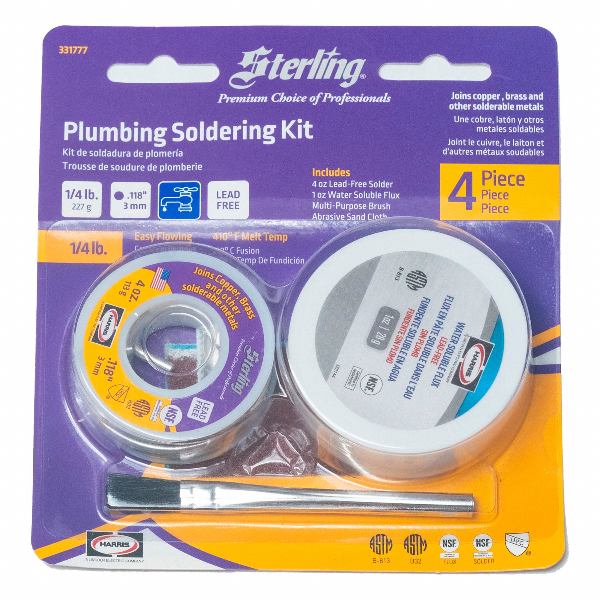 LINCOLN ELECTRIC PLUMBING SOLDER KIT - 1004786 - LNE331777 | 331777 ...