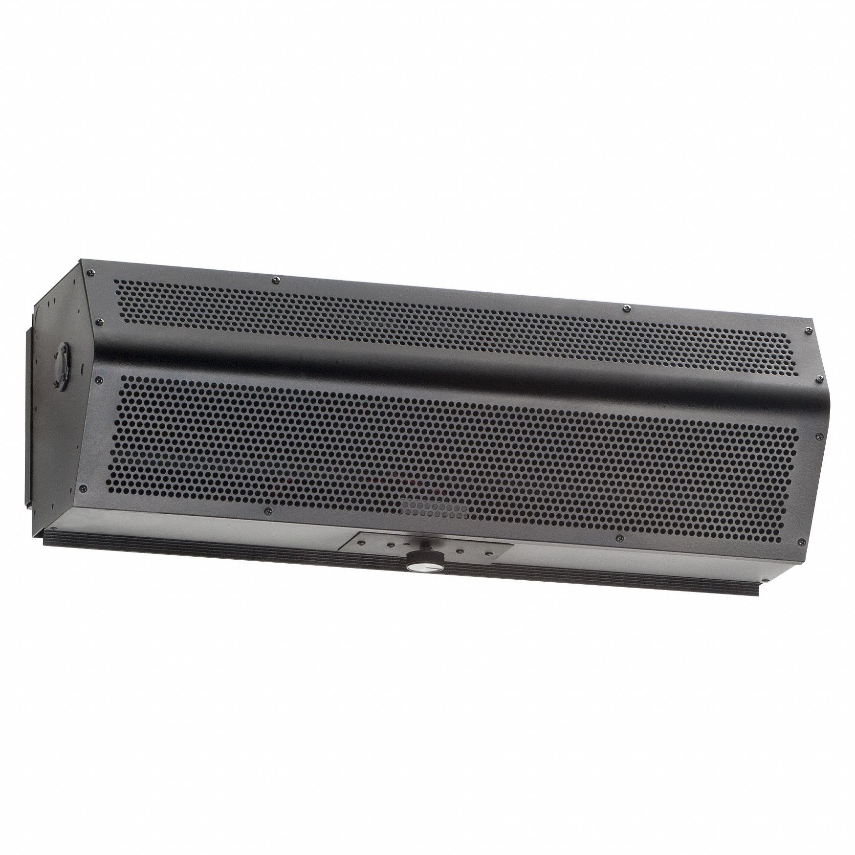 Air Curtain: Low Profile, For 2 ft Opening, 625 cfm, 208V AC, 1 Ph, Black, Steel
