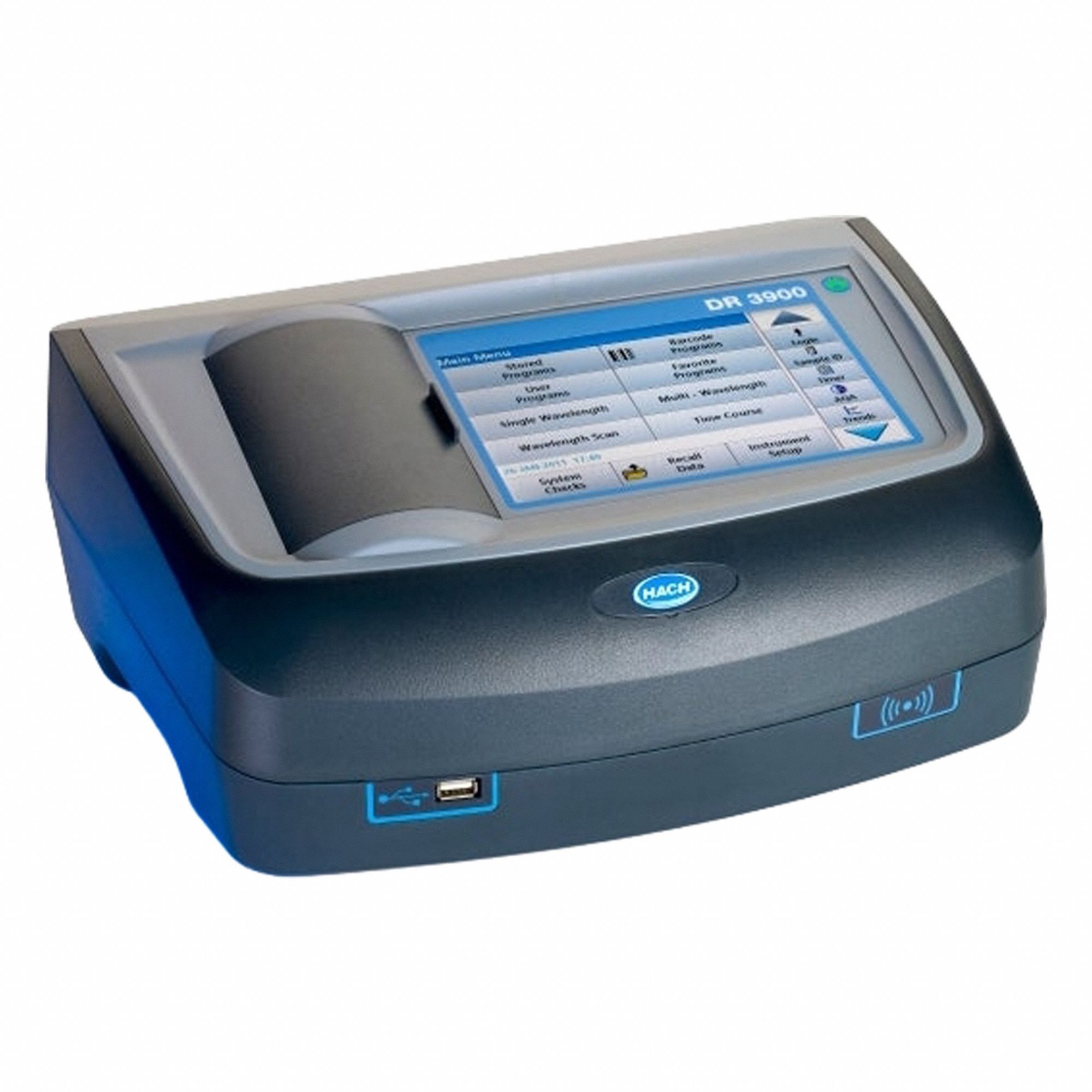 HACH Spectrophotometer: 340 nm Wavelength - Min, 900 nm Wavelength - Max, 5 nm Bandwidth (MPN LPV440.99.00002). Key specifications — Compatible with Product Type: Reagents; Brand: HACH; Accuracy: +/-1.5 nm (Wavelength Range: 340 to 900 nm); Includes: Portable Spectrometer.