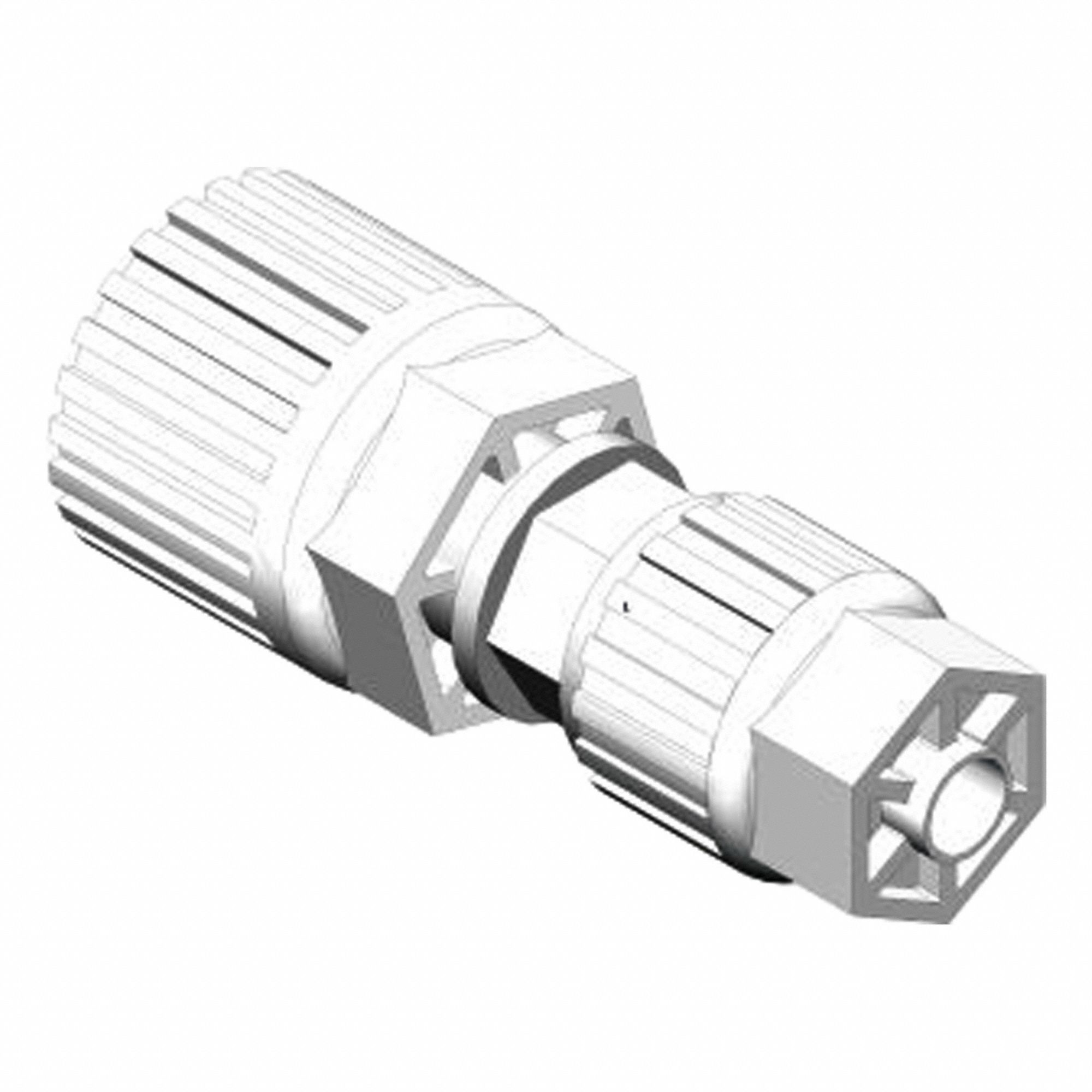 Fitting Union PFA Straight