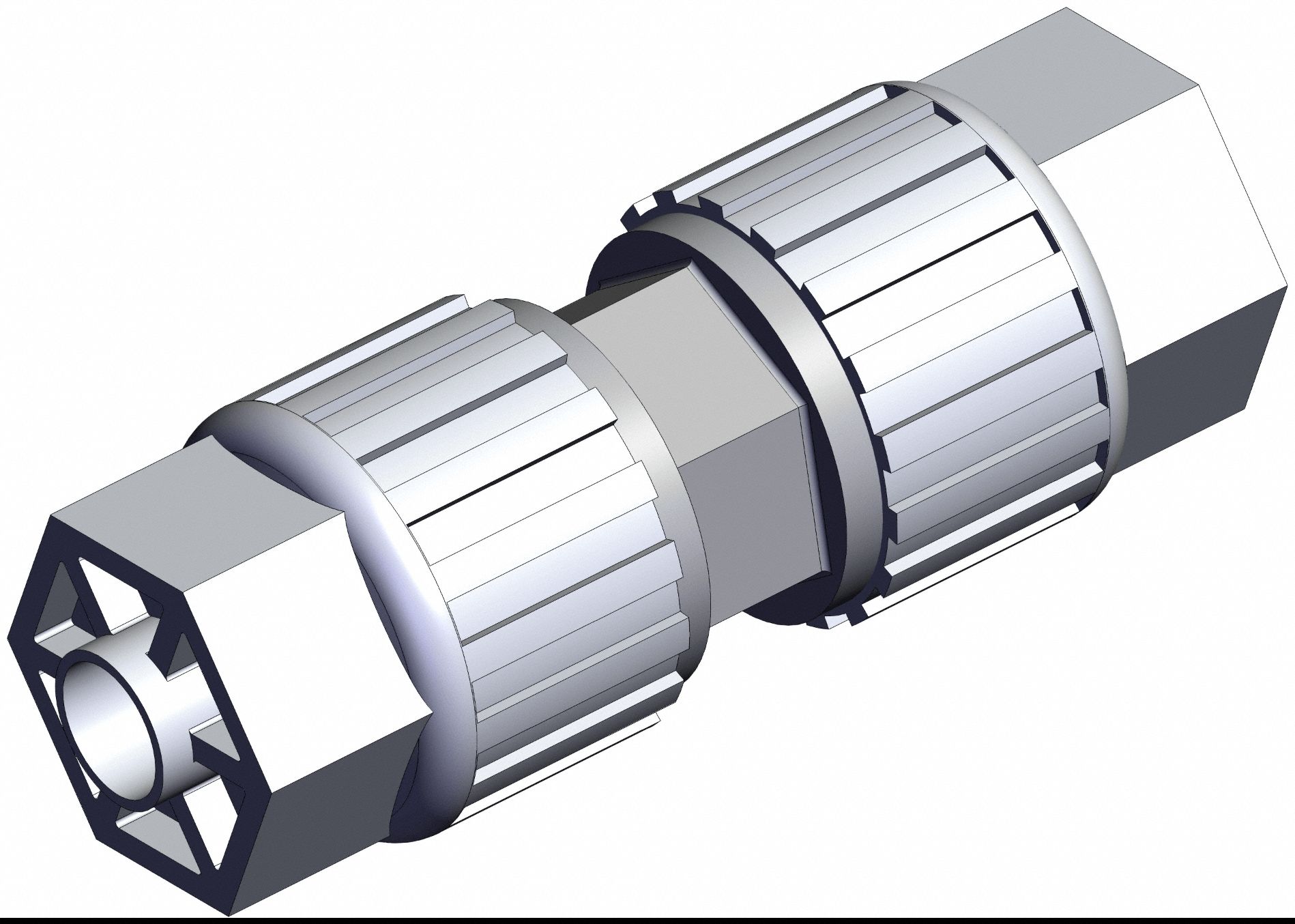 High Purity Tube Fitting Union PFA