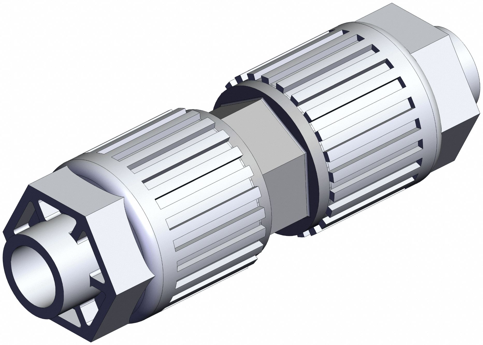 High Purity Tube Fitting Union PFA