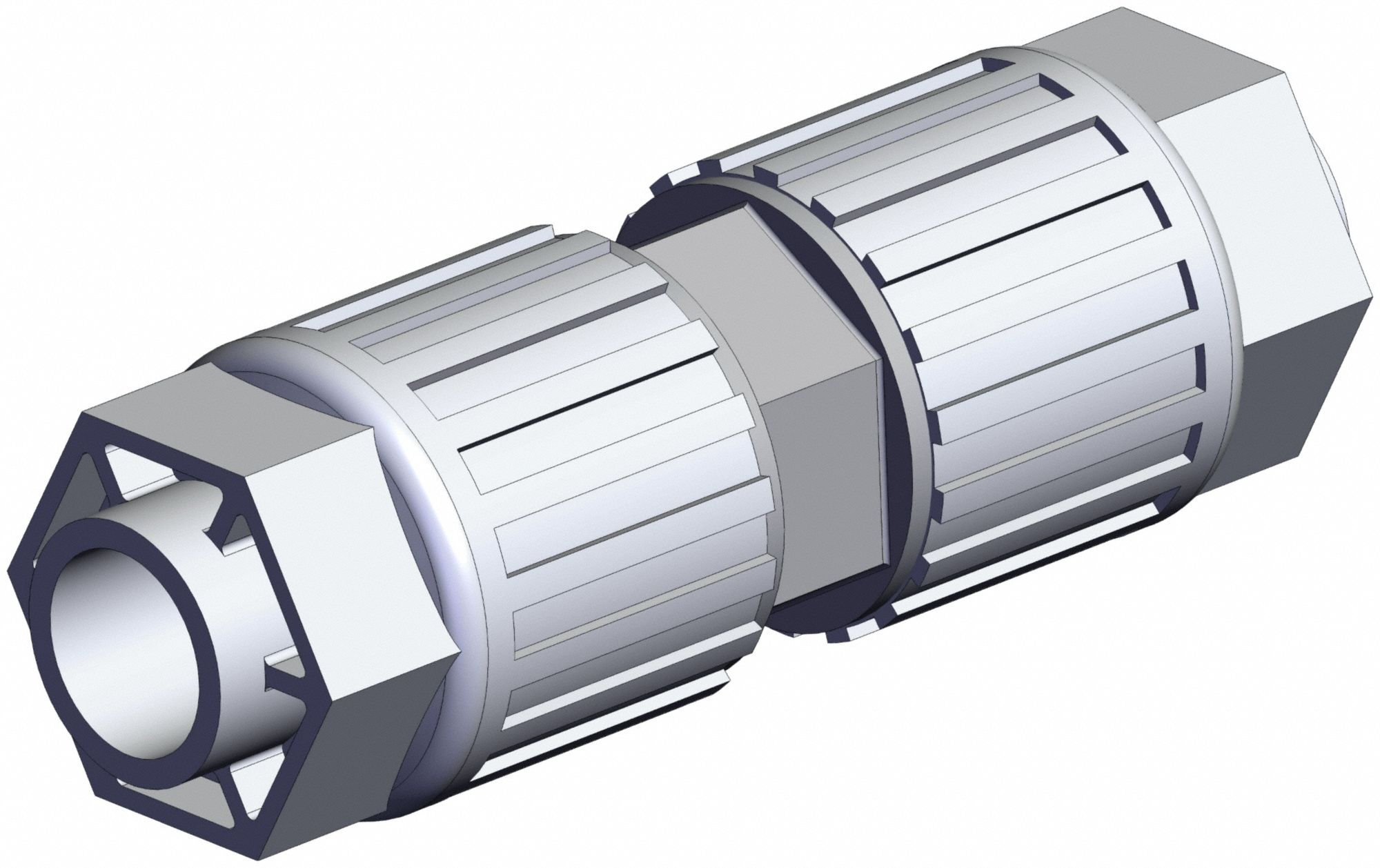 High Purity Tube Fitting Union PFA