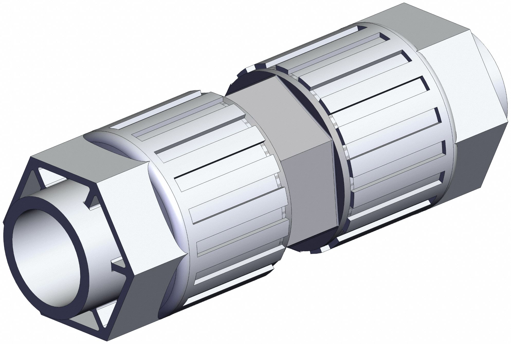 High Purity Tube Fitting Union PFA