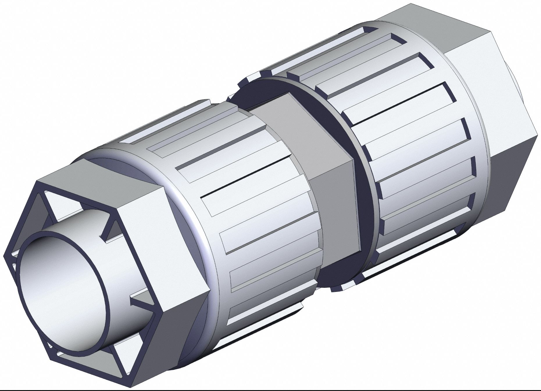 High Purity Tube Fitting Union PFA