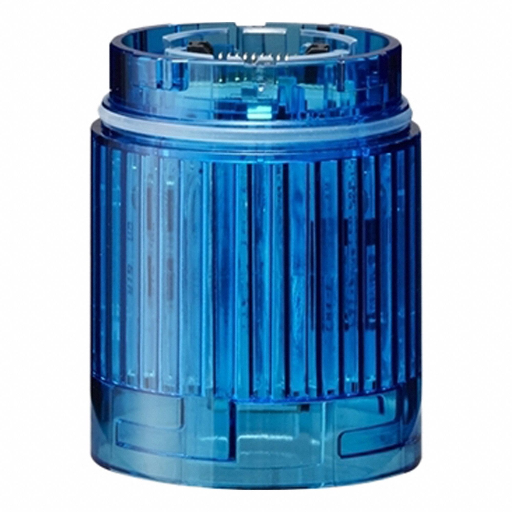 Tower Light Module: Steady, 24V DC, Blue, 40 mm Overall Dia, 40 mm Overall Ht, LR4, LR4-E-B