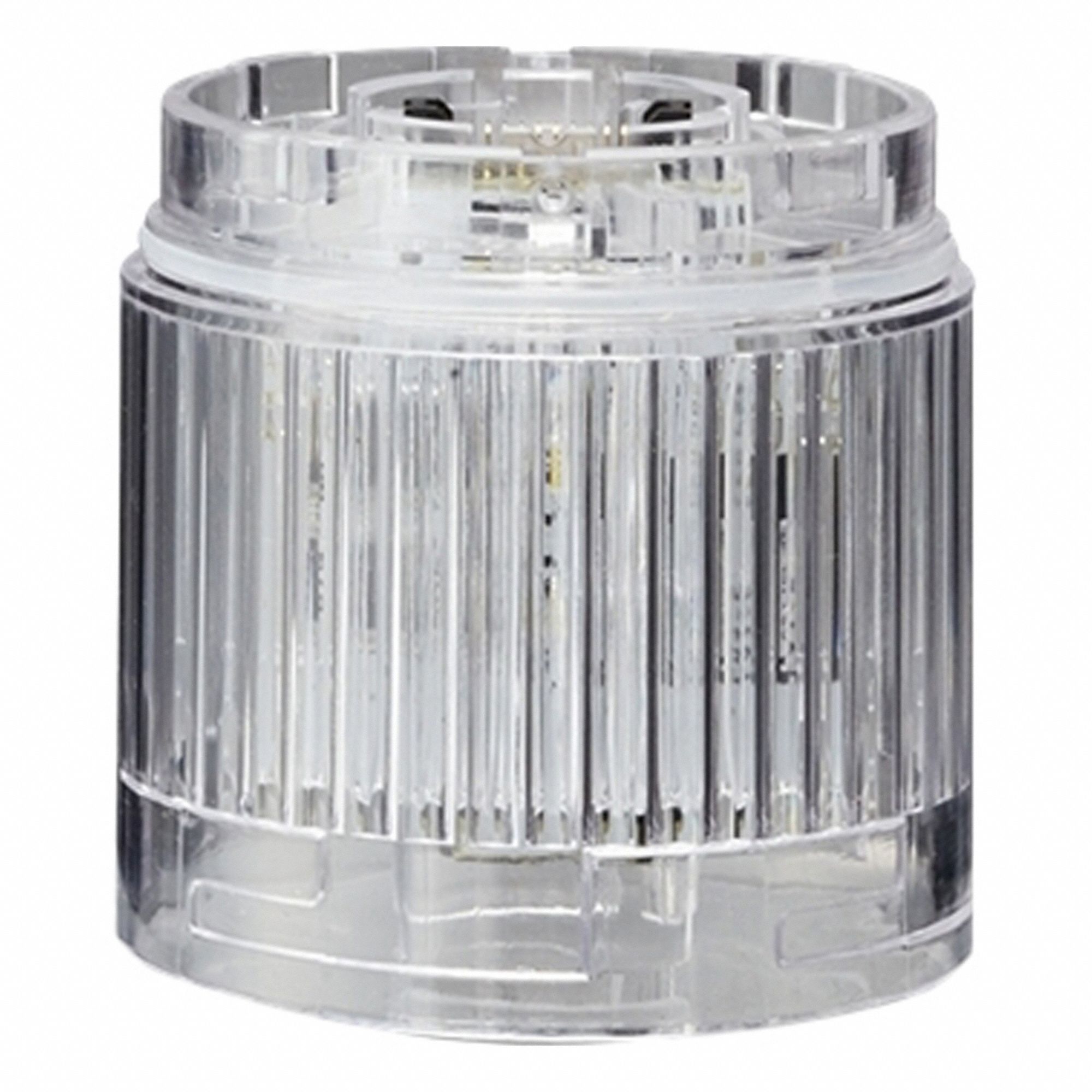 Tower Light Module: Steady, 24V DC, Amber, 50 mm Overall Dia, 40 mm Overall Ht, LR5