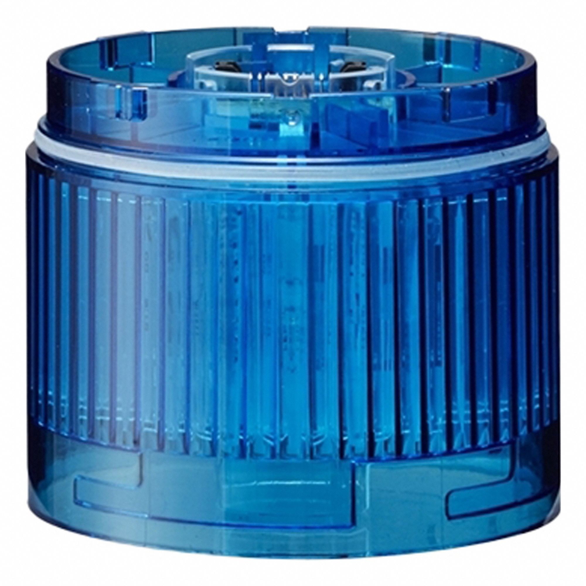 Tower Light Module: Steady, 24V DC, Blue, 60 mm Overall Dia, 40 mm Overall Ht, LR6, LR6-E-B