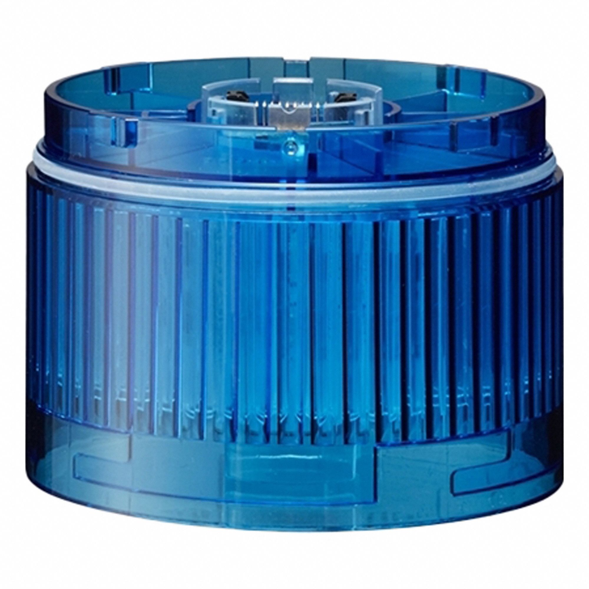 Tower Light Module: Steady, 24V DC, Blue, 70 mm Overall Dia, 40 mm Overall Ht, LR7, LR7-E-B