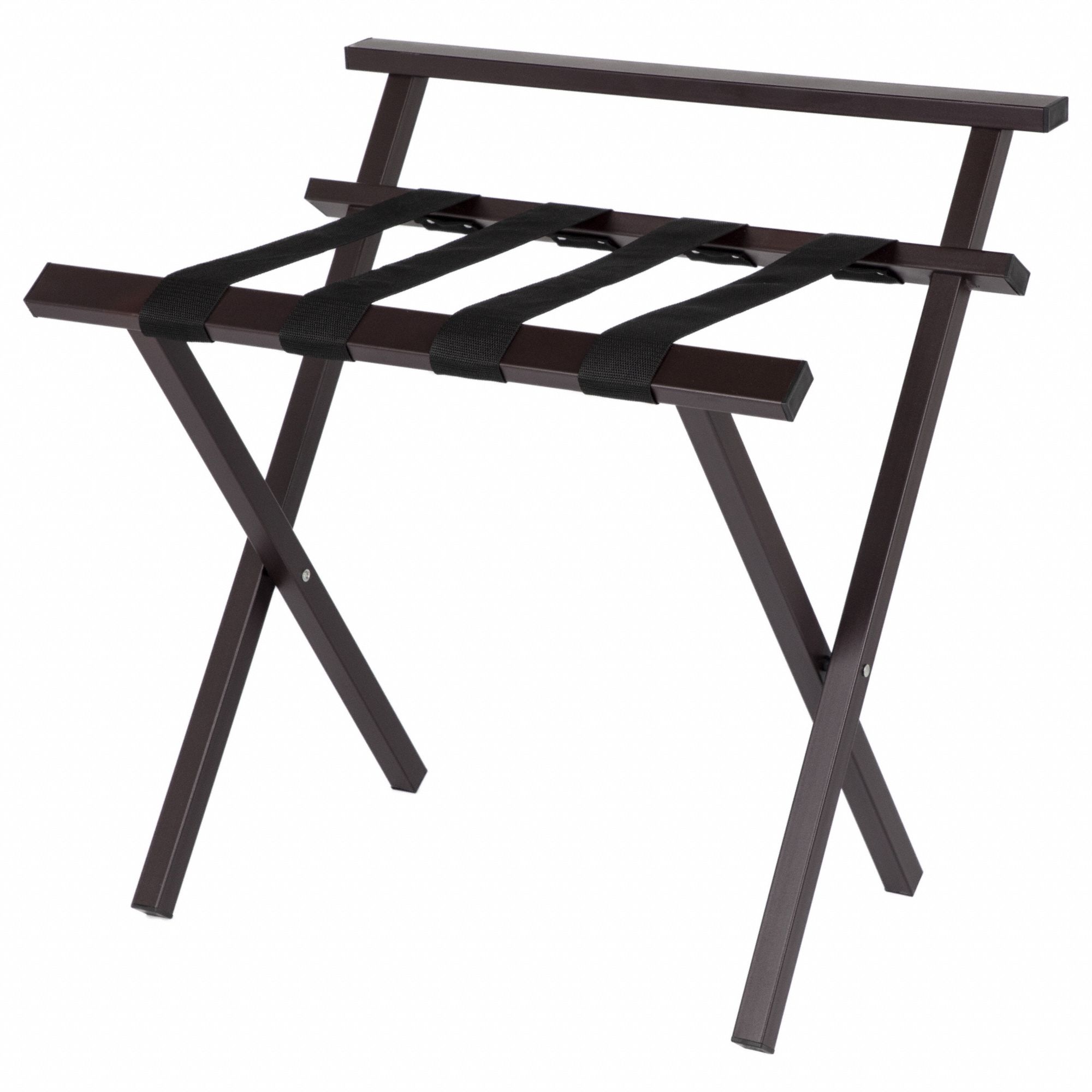 Folding Luggage Rack 22 in W Steel