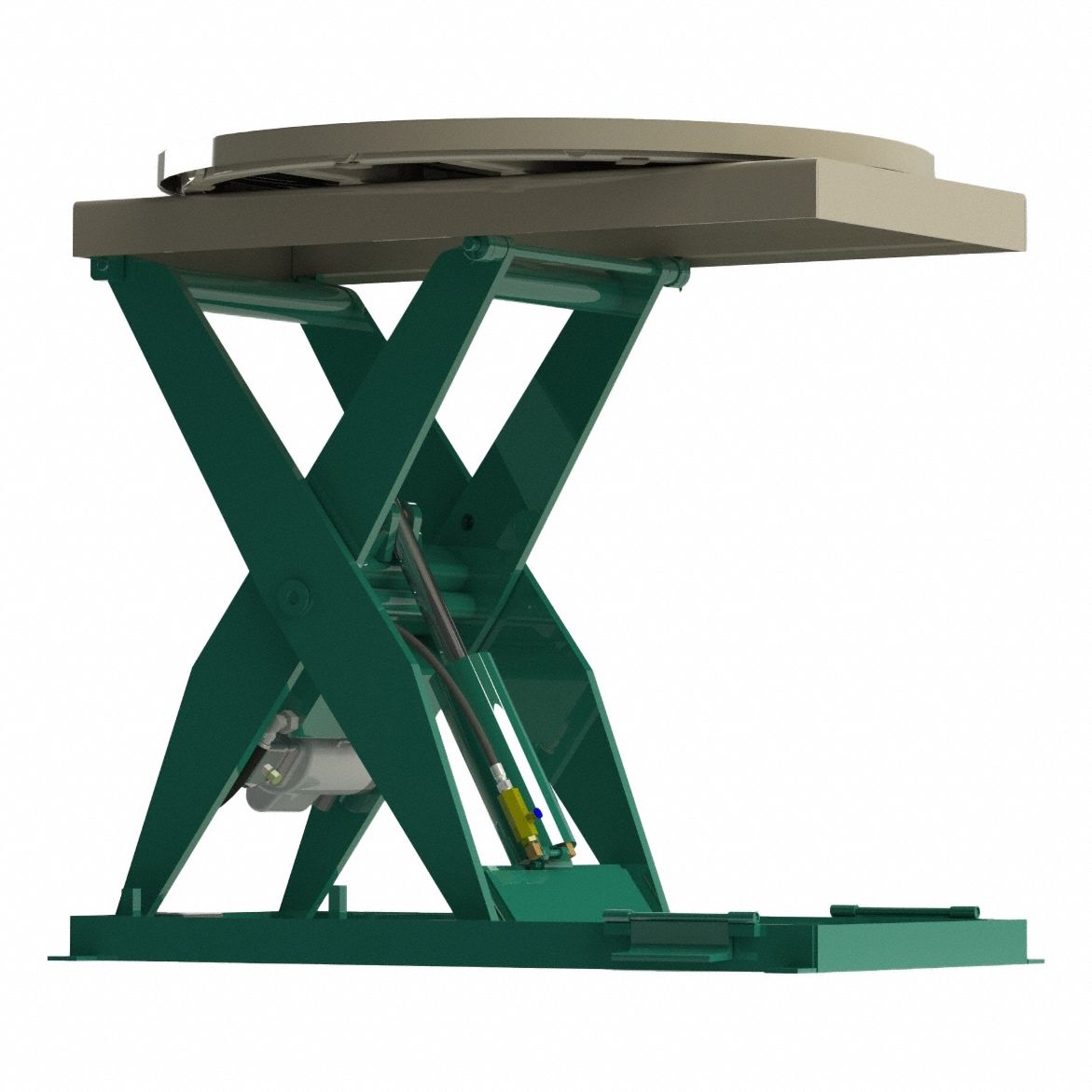 SOUTHWORTH, Electric, 2,500 lb Load Capacity, Scissor Lift Table
