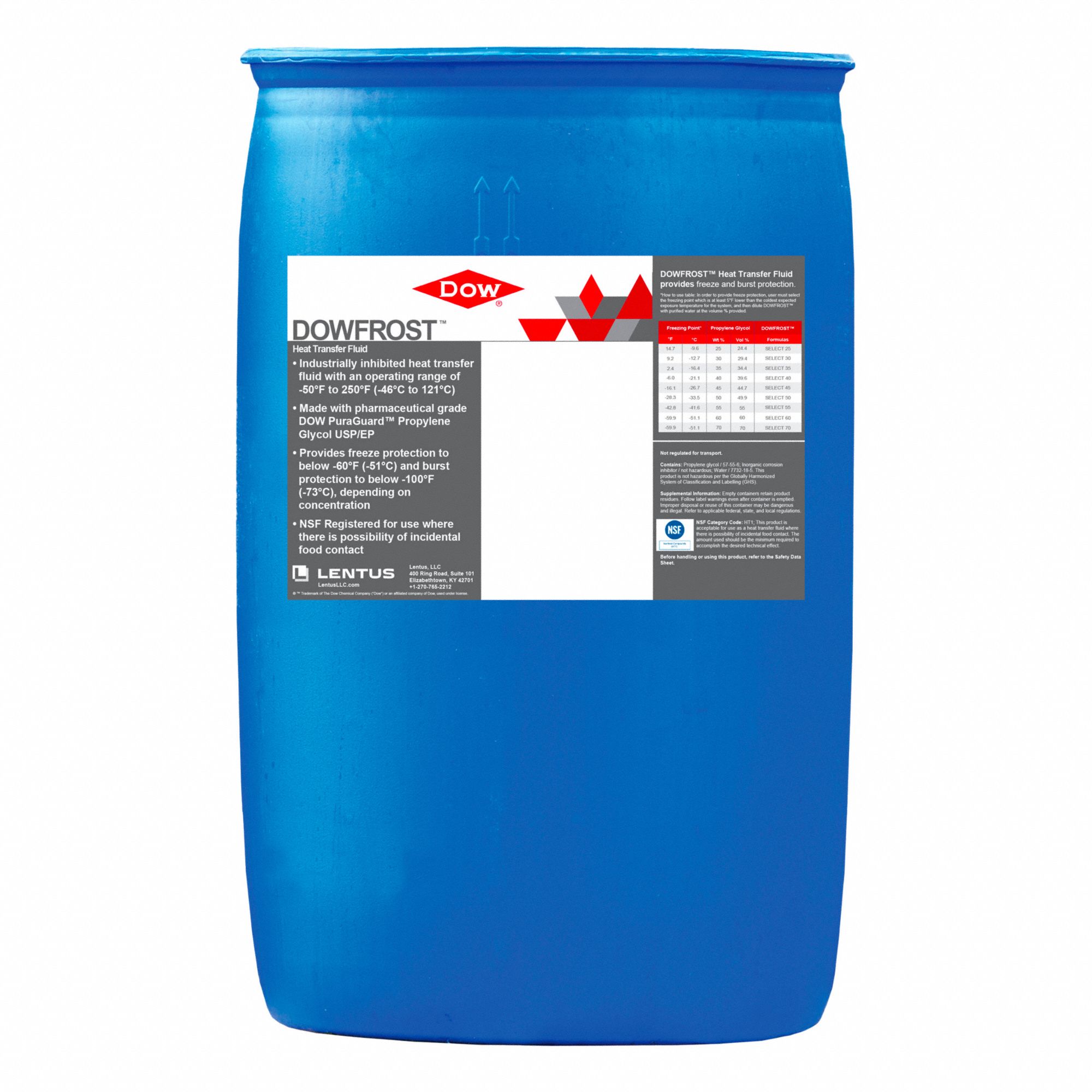 PROPYLENE GLYCOL,DOW TM,55 GAL