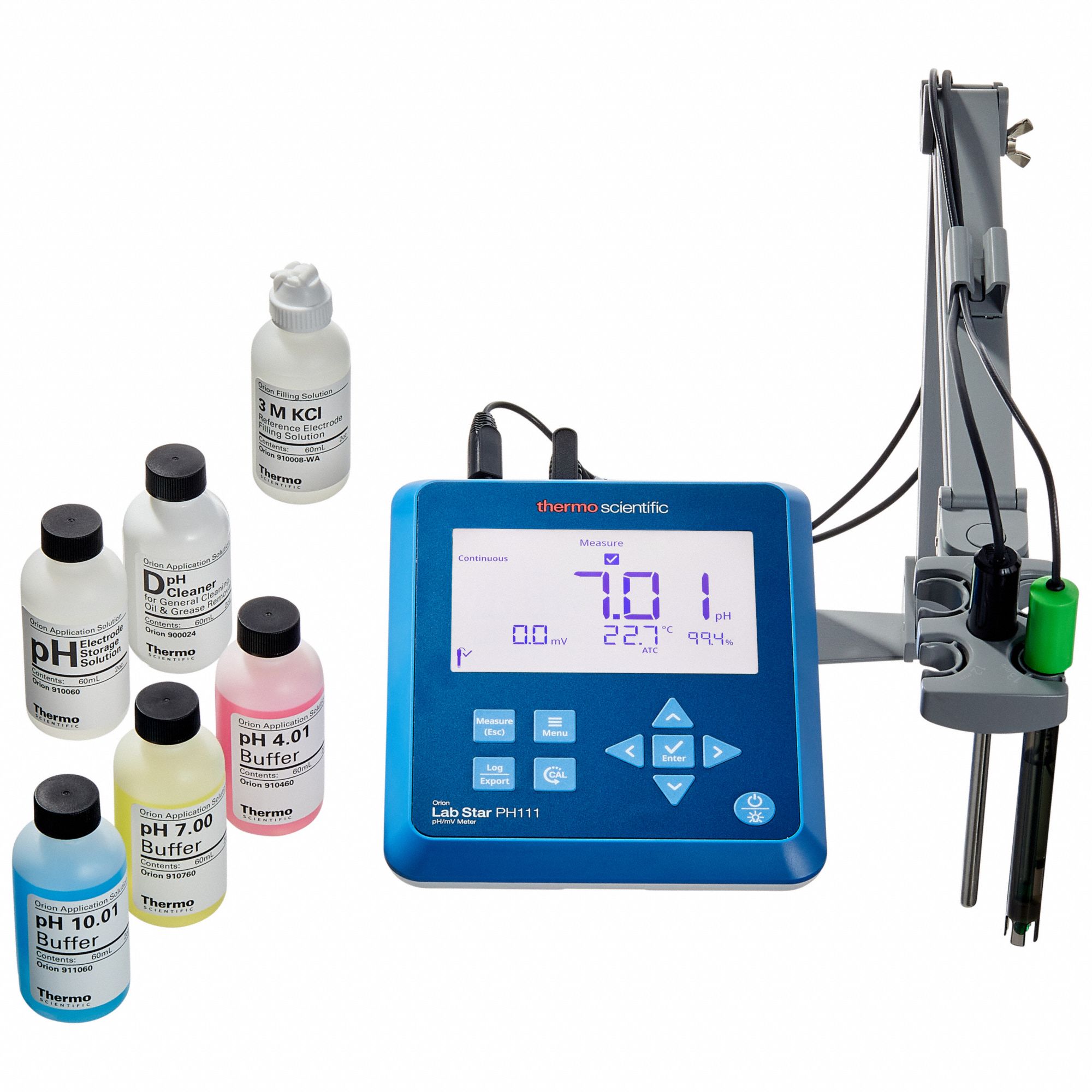 Benchtop Multiparameter Meter Kit: ORP/pH/Temp, -2 pH to 18 pH