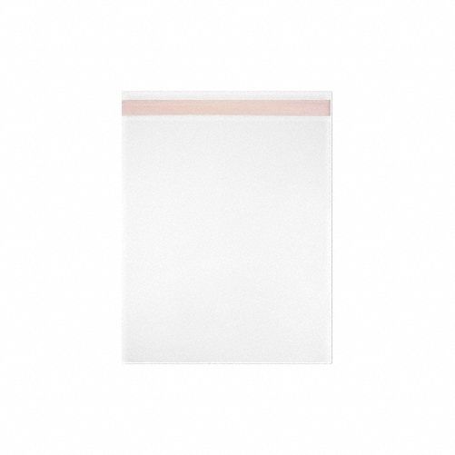 Reclosable Bag: 1.6 mil Thick, 2 1/4 in Wd, 3 1/2 in Lg, Flat Pack, 1, 000 PK