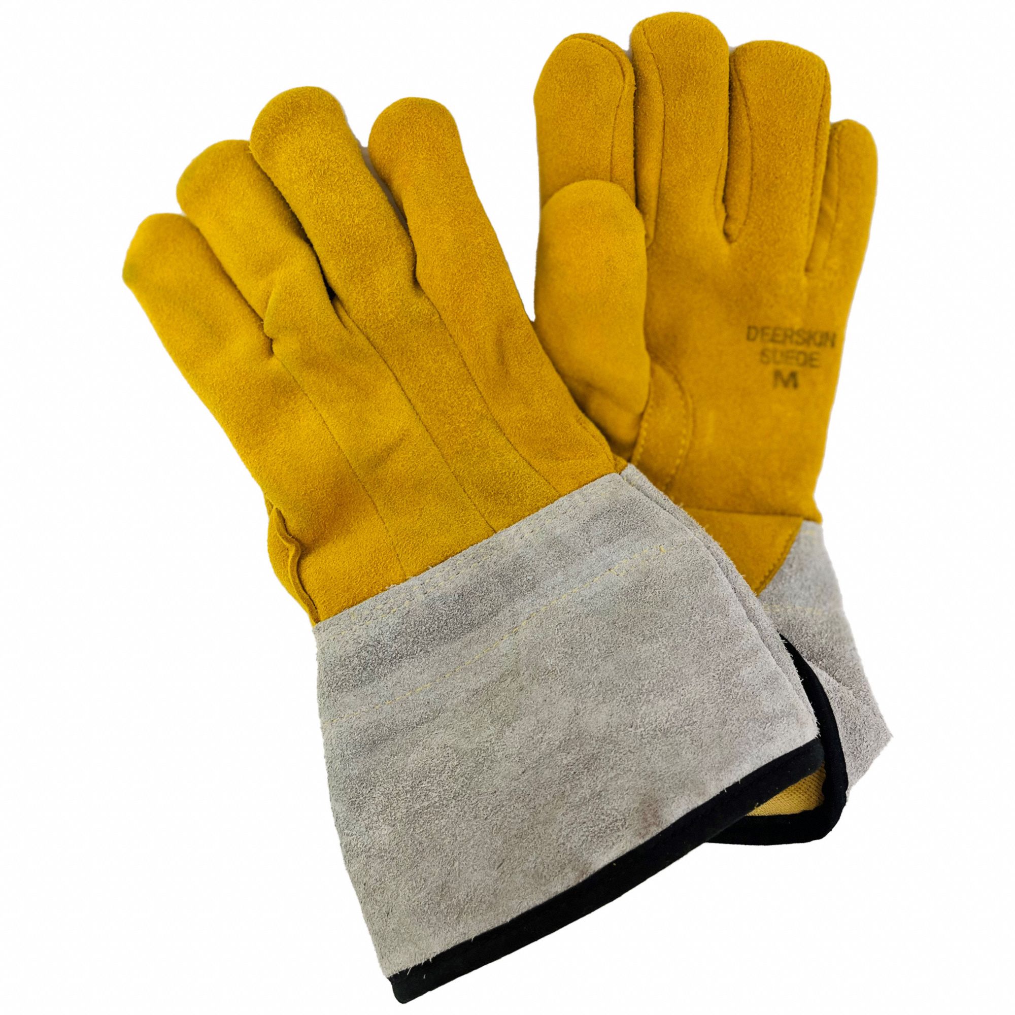 GANTS, TAILLE M/8, PEAU CERVIDE, PAIRE
