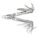 MULTI TOOL, LOCKING COMPONENTS, 15 TOOLS, 15 FUNCTIONS, NATURAL, 4 IN, STAINLESS STEEL, NYLON