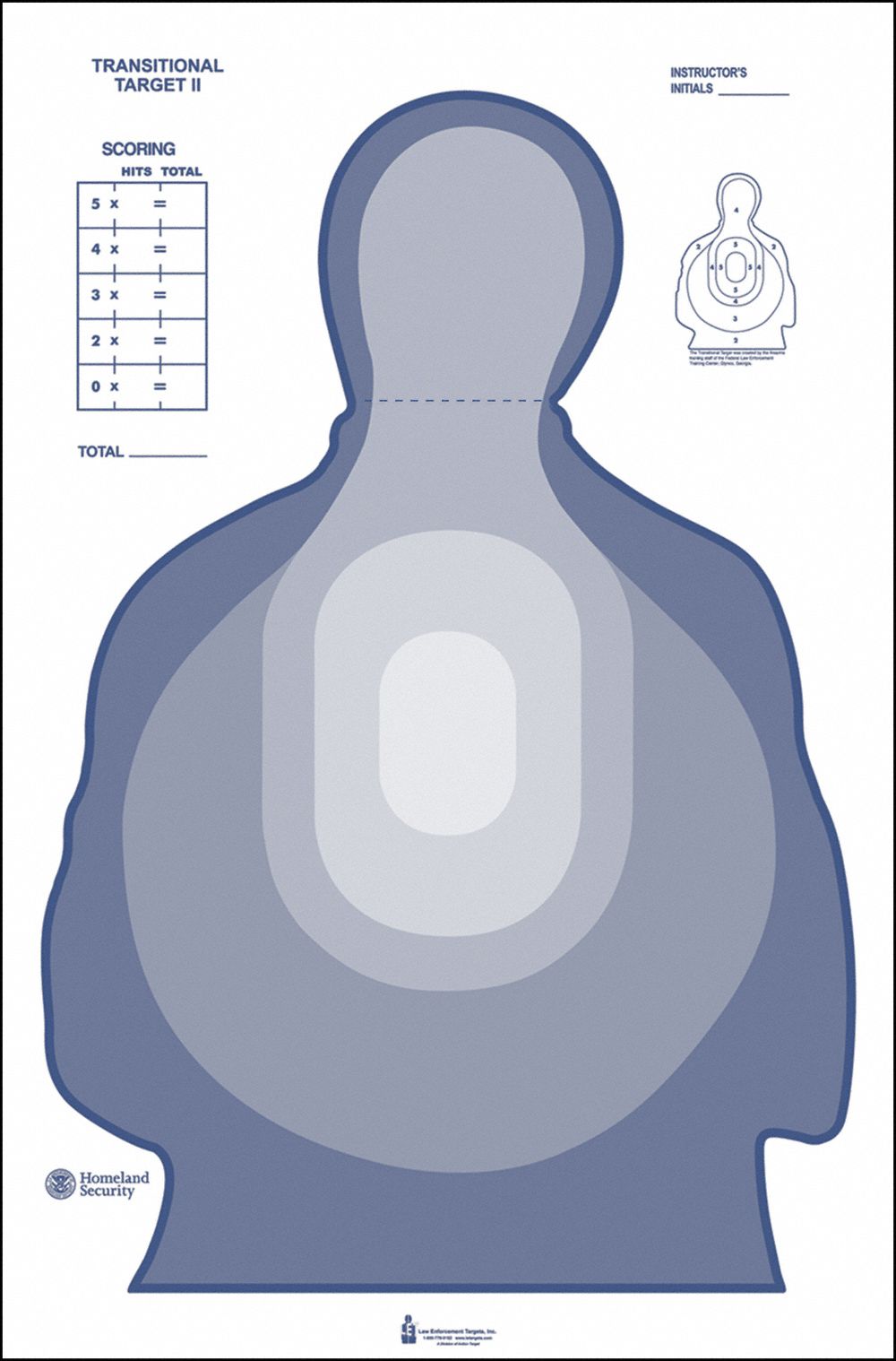 Shooting Range Targets: Cardboard, Silhouette Target, 3 1/3 ft Ht, 25 in Wd, 25 PK