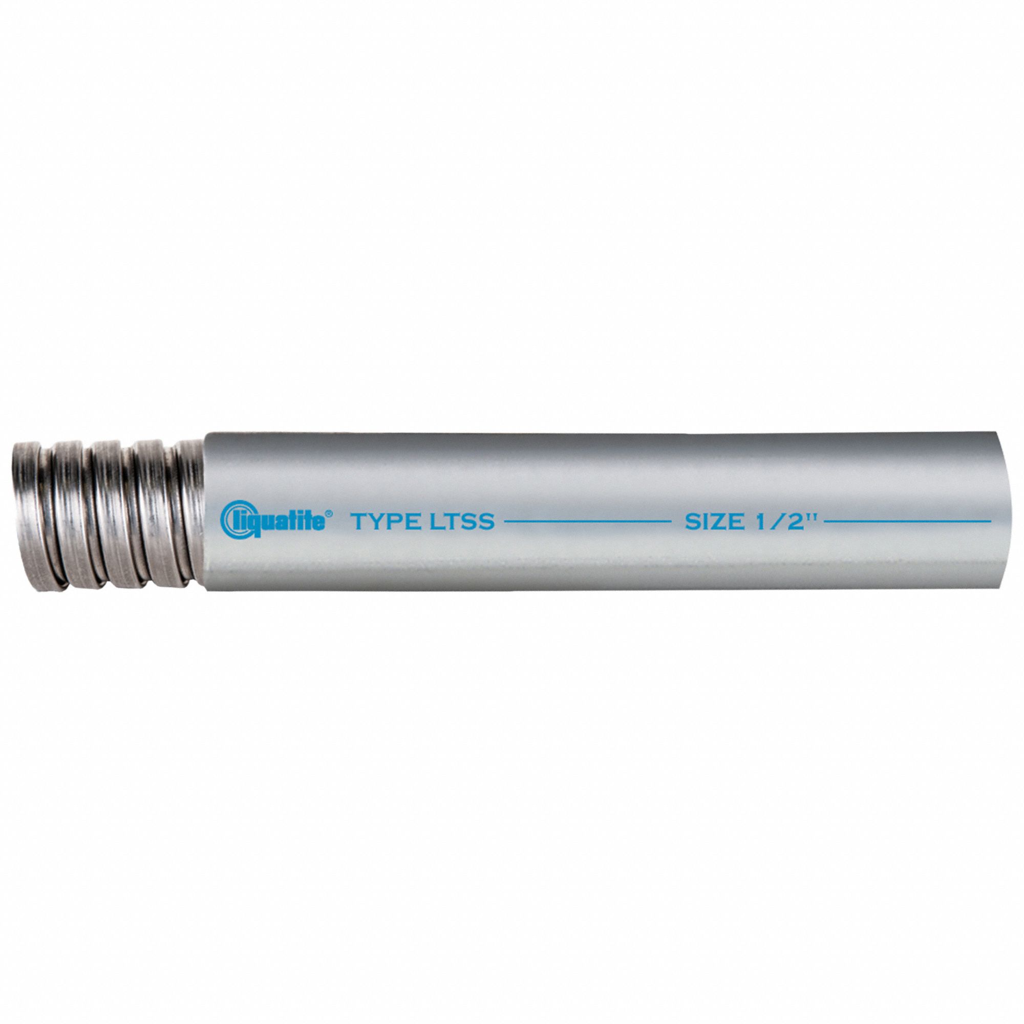 Liquid Tight Conduit: 3/4 in Trade Size, Gray, 100 ft Nominal Lg, LTSS