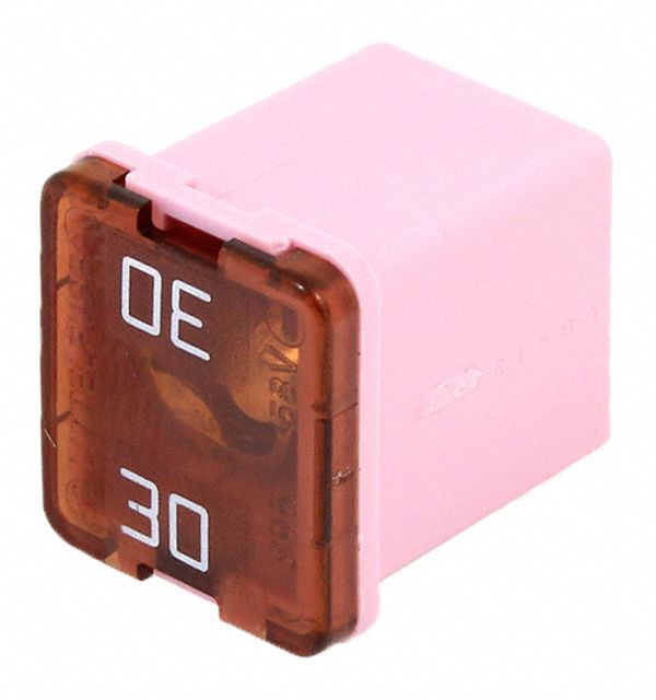 FUSE, 58 V DC, 30 AMPS, 14½ IN L X 12 IN W X 16 IN D, PINK, LOW-PROFILE