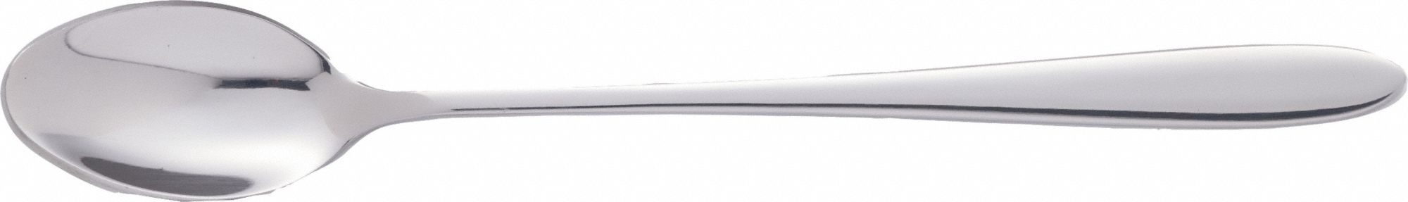 Ice Tea Spoon: Luminosity, 18/0, Stainless Steel, 7 1/4 in Overall Lg, Silver