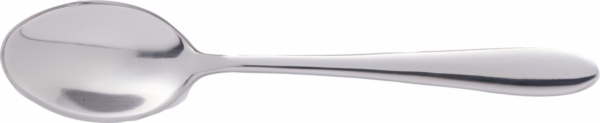 Demi Spoon: Luminosity, 18/0, Stainless Steel, 4 1/2 in Overall Lg, Silver