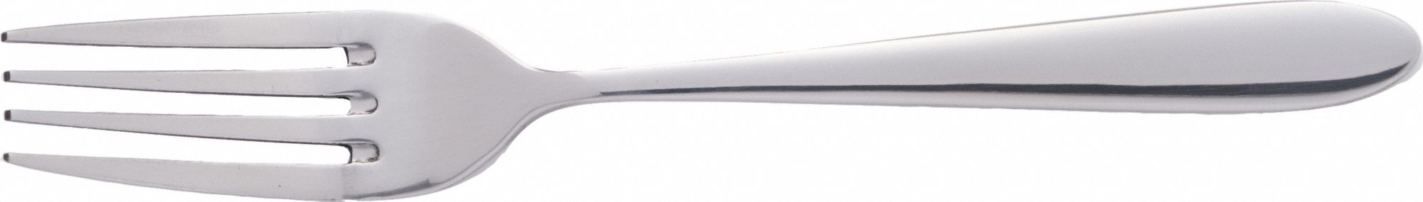 Salad Fork: Luminosity, 18/0, Stainless Steel, 7 1/4 in Overall Lg, Silver