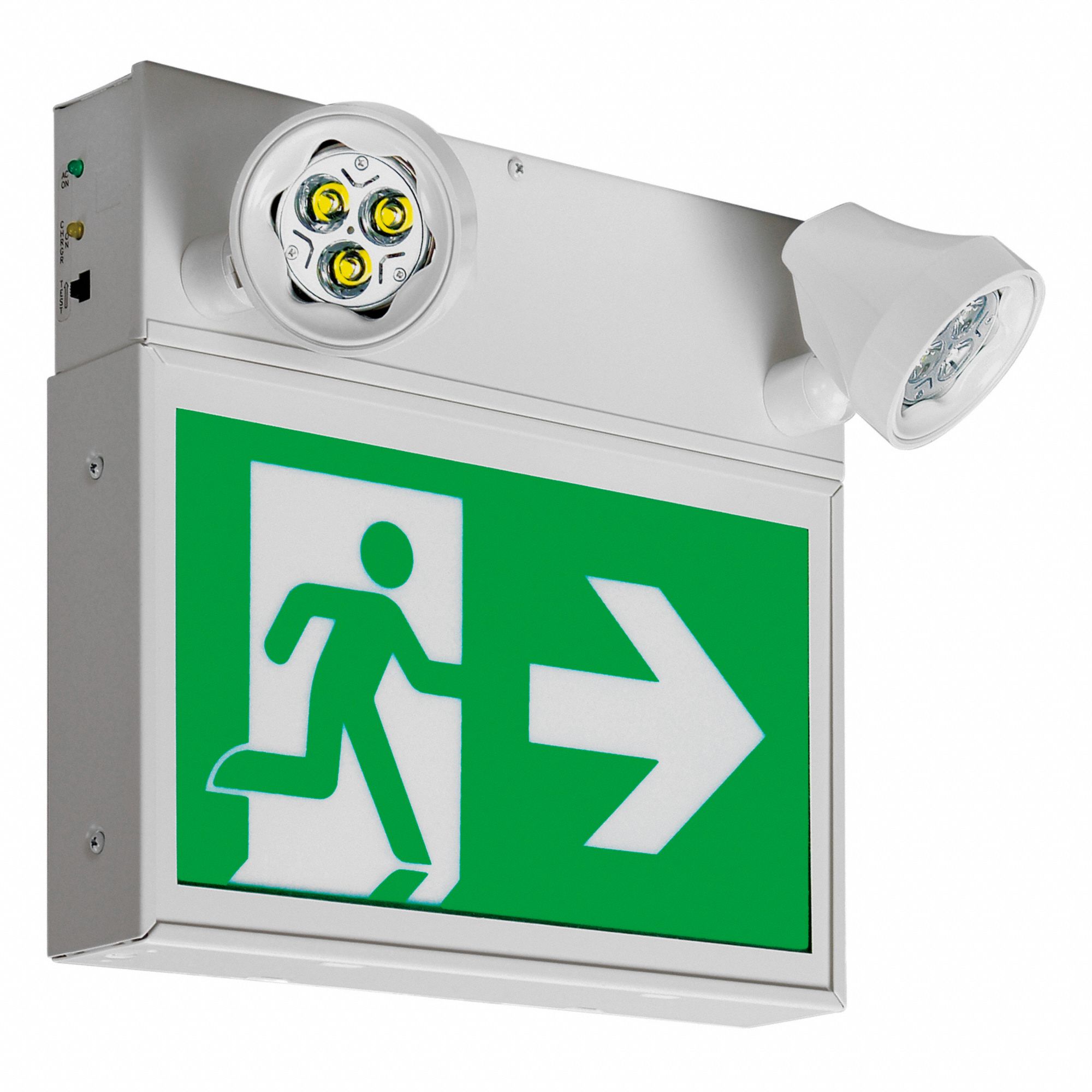 Exit Sign with Emergency Lights,LED,28 W