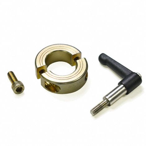 RULAND MANUFACTURING, 11 mm Bore Dia, Round, Quick Clamping Shaft