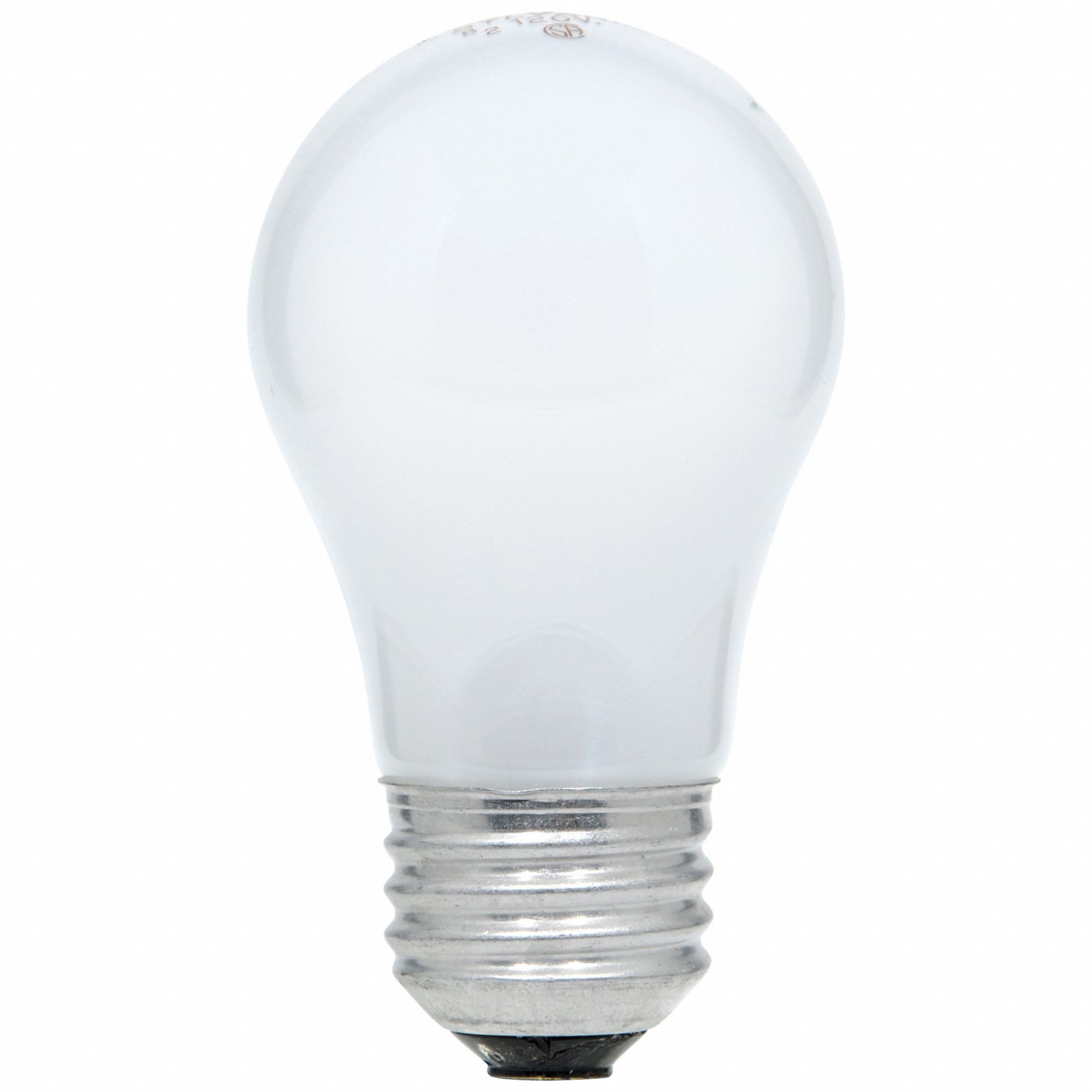 INCANDESCENT BULB, 65 LM, 15 WATTS, 120V, 2,850K COLOUR TEMP, 3.5 IN L, MEDIUM (E26), A15 SHAPE