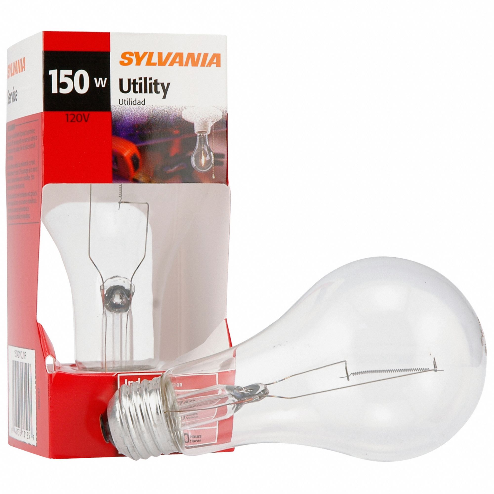 INCANDESCENT BULB, 2,740 LM, 150W, 120V, 2,850K COLOUR TEMP, 5.313 IN L, MEDIUM (E26), A21 SHAPE