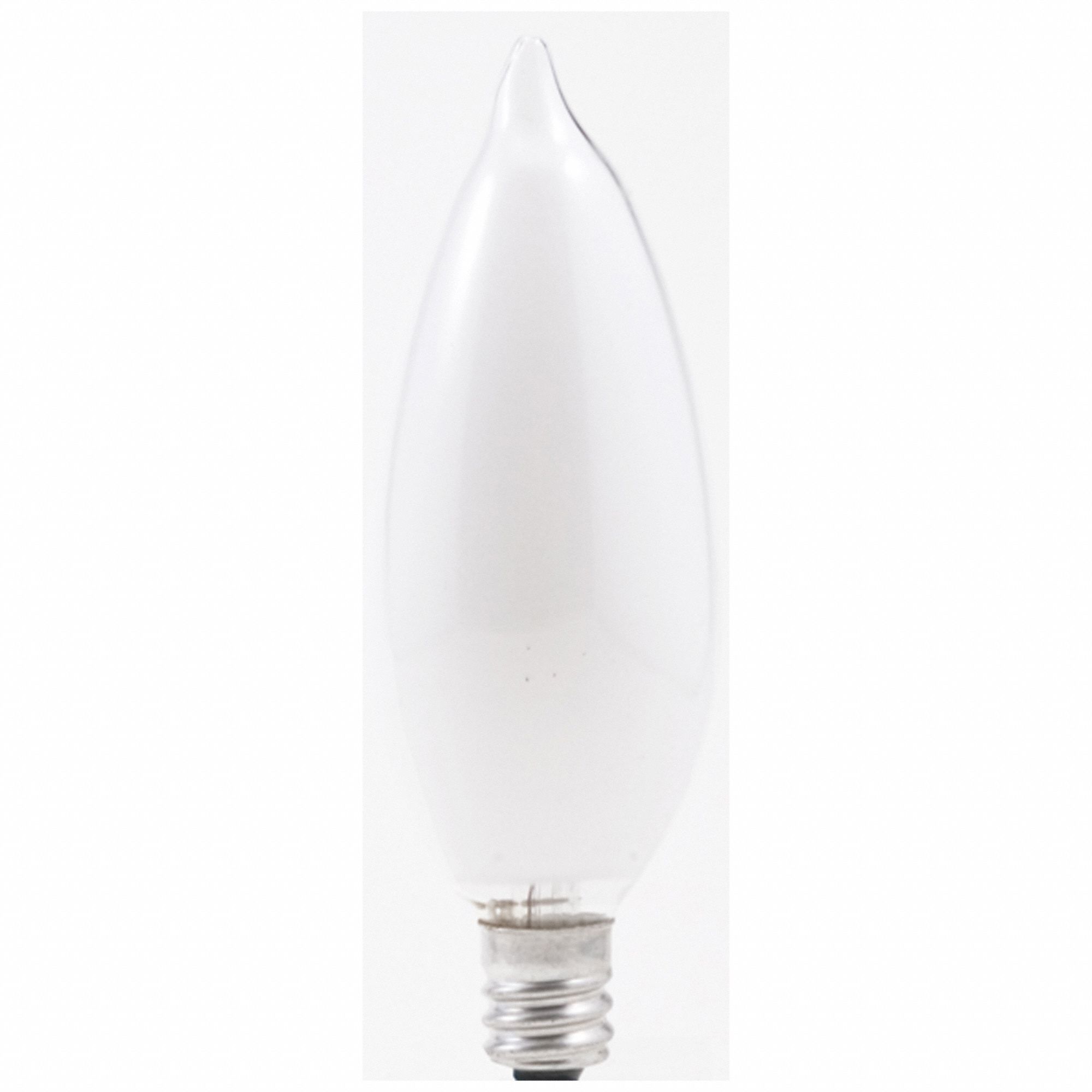 INCANDESCENT BULB, 300 LM, 40W, 120V, 2,850K COLOUR TEMP, 3.875 IN L, CANDELABRA (E12), B10 SHAPE