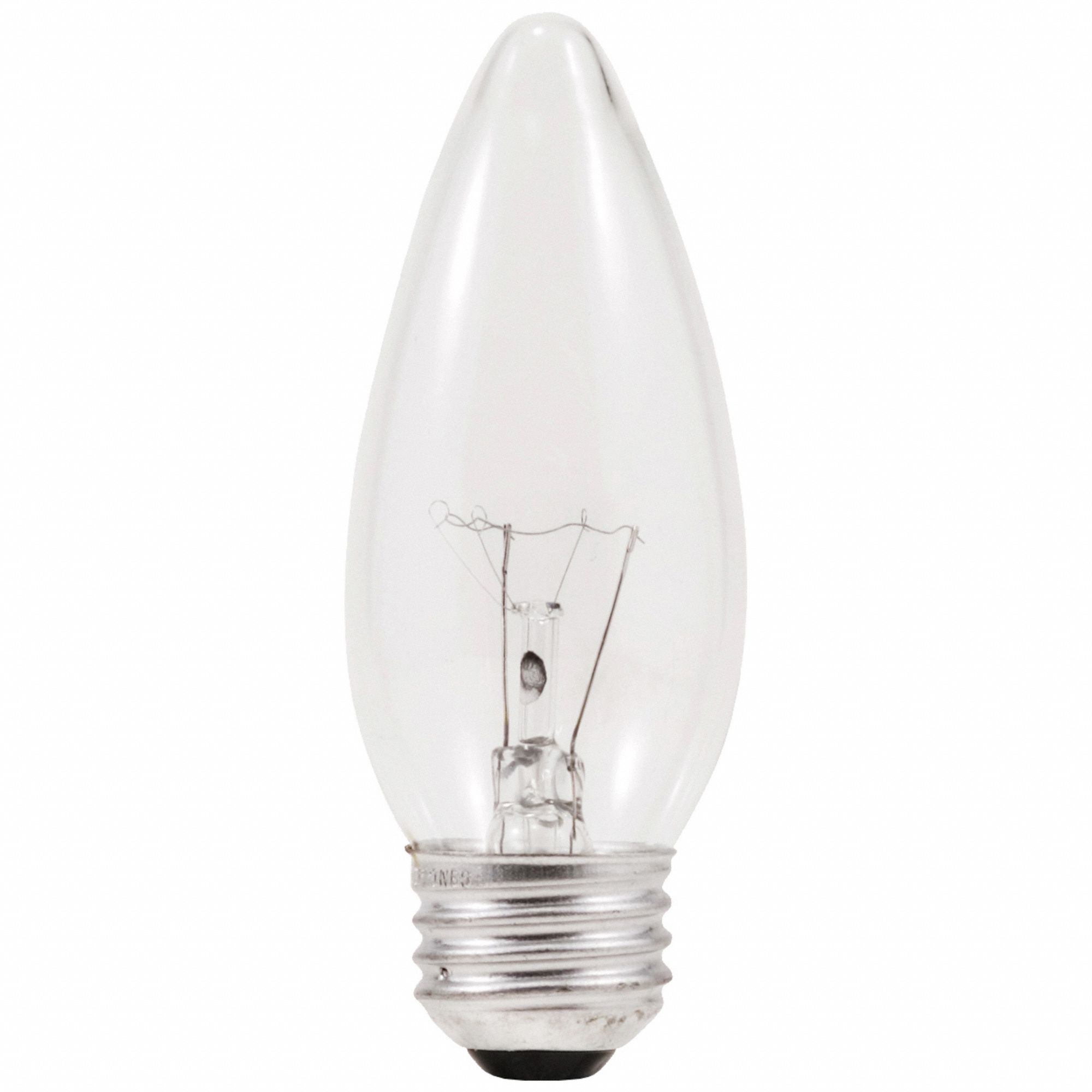 INCANDESCENT BULB, 455 LM, 40 WATTS, 120V, 4.625 IN LENGTH, MEDIUM (E26), B13 SHAPE