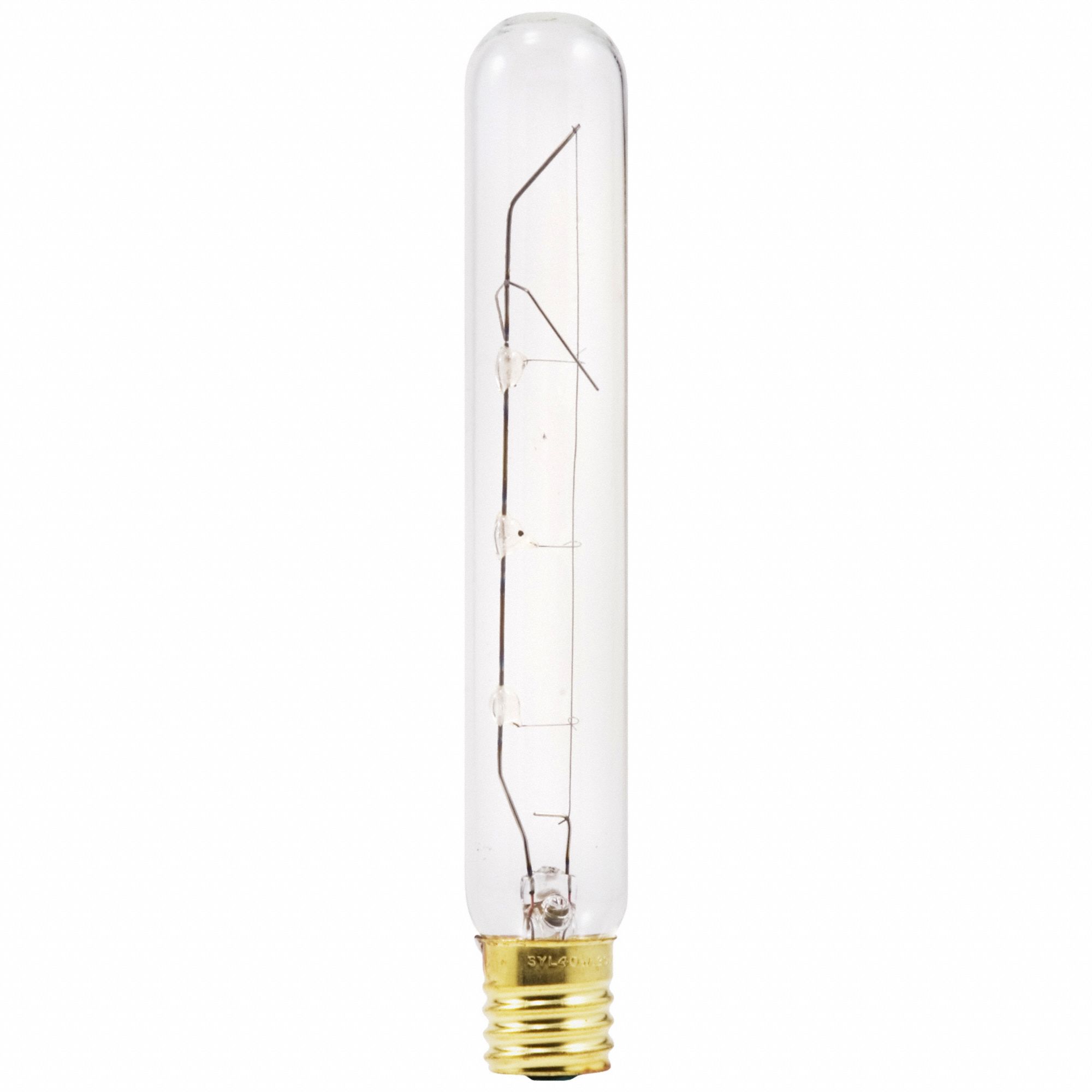 INCANDESCENT BULB, 40 LM, 6 WATTS, 130V, 2,850K COLOUR TEMPERATURE, CANDELABRA SCREW (E12), S6 SHAPE