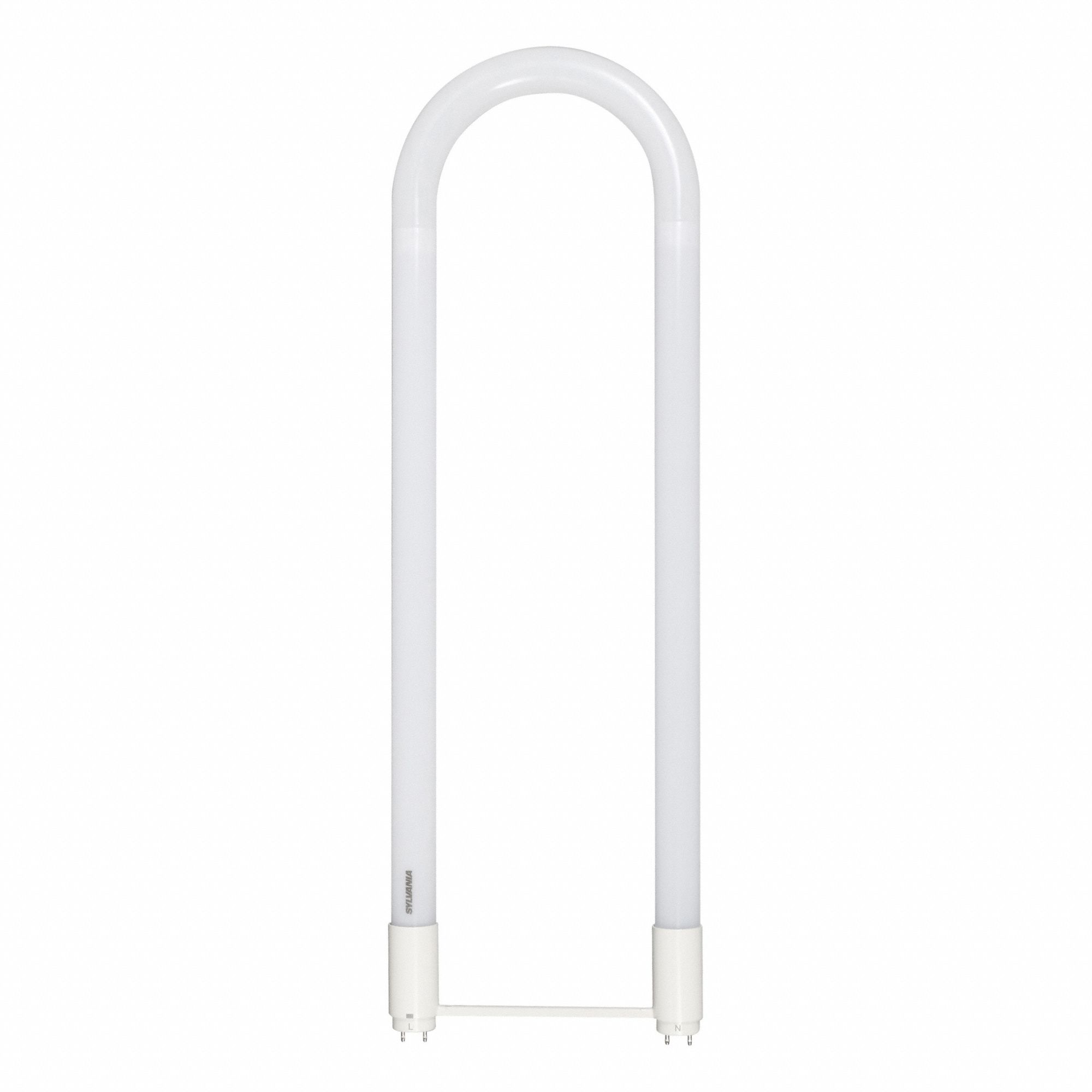 LED BULB, 2100 LM, 13W, 120/277V AC, 3,500K, 22.2835 IN L, SHATTER-RESISTANT, G13, T8 U-BEND