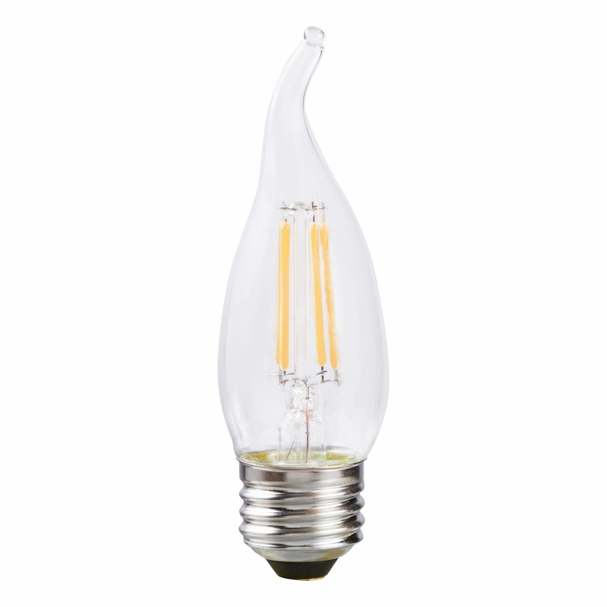 AMPOULE DEL, 350LM, 4W, 120VCA, 2700K, BLANC CHAUD/LUMIÈRE DU JOUR, 4,33PO L, INCASSABLE, E26, B10