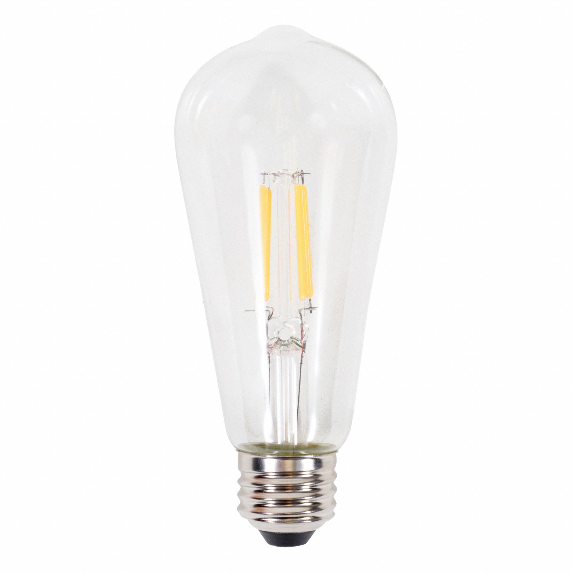 LED BULB, 425 LM, 5W, 120V AC, 2,700K, WARM WHITE/DAYLIGHT, 5.43 IN L, SHATTER-RESISTANT, E26, ST19