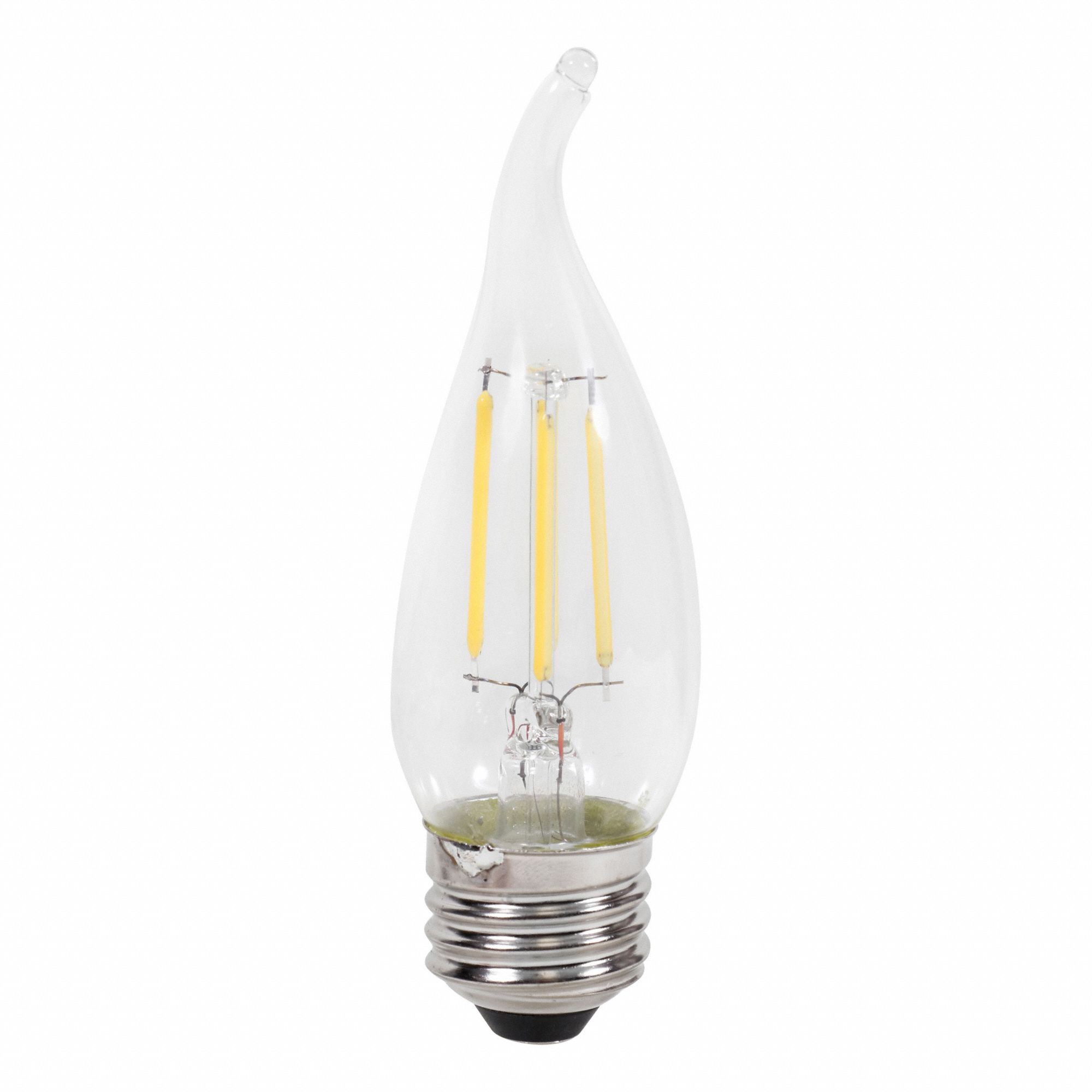 AMPOULE DEL, 350LM, 4W, 120VCA, 5000K, FROID/NEUTRE/BLANC CHAUD, 4,33PO L, INCASSABLE, E26, B10