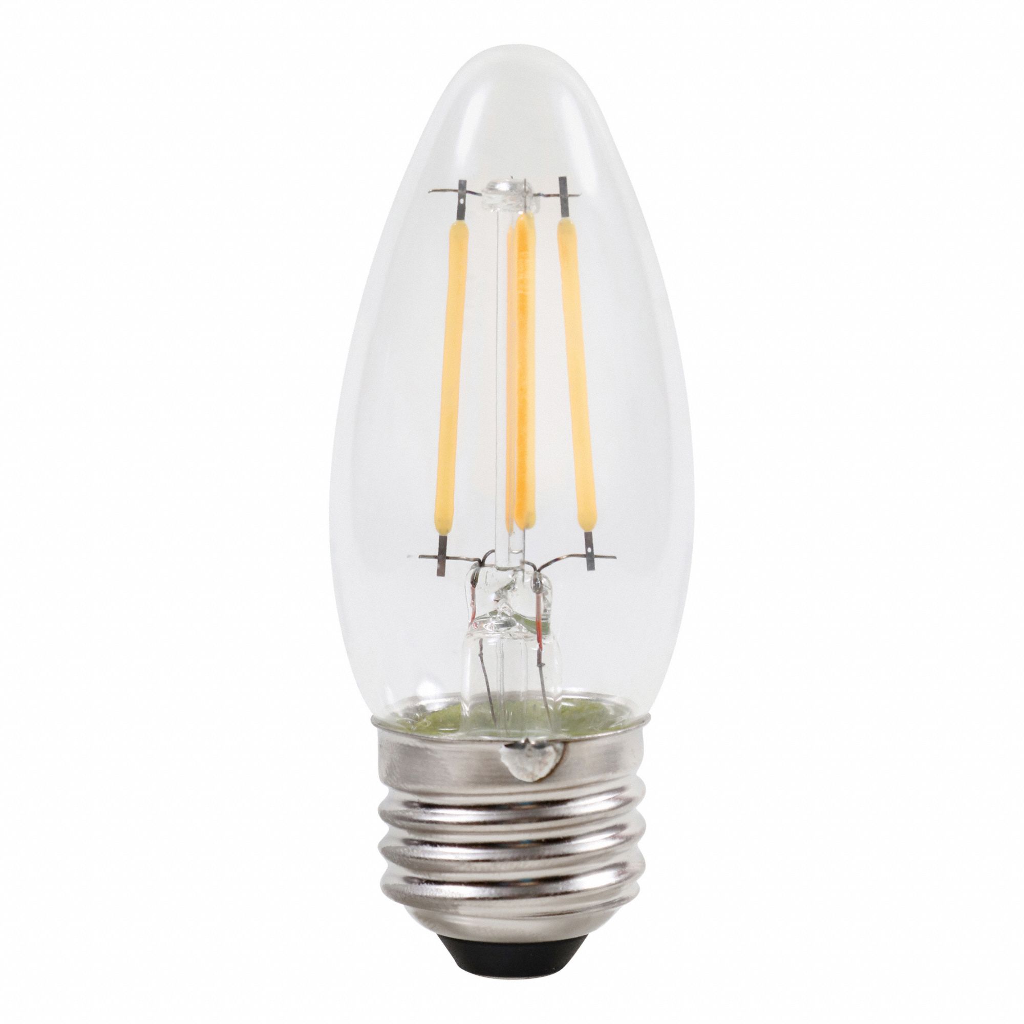 AMPOULE DEL, 500LM, 5,5W, 120VCA, 2700K, BLANC CHAUD/LUMIÈRE DU JOUR, 3,54PO L, INCASSABLE, E26, B10
