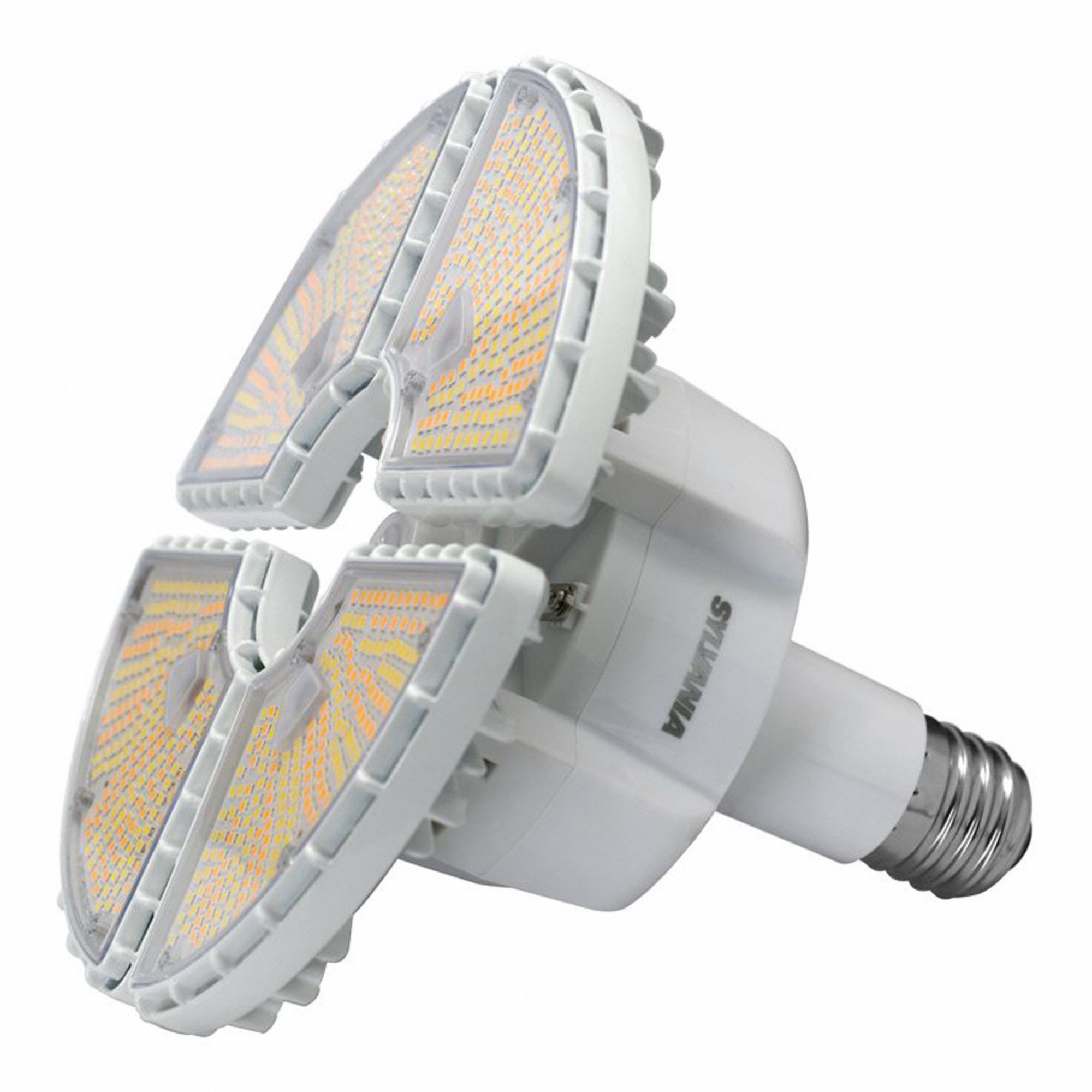 HEIGHT BAY BULB, LED, 11,360 LM, 80W, 120V AC, 3,000K, 7.48 IN L, SHATTER-RESISTANT, EX39