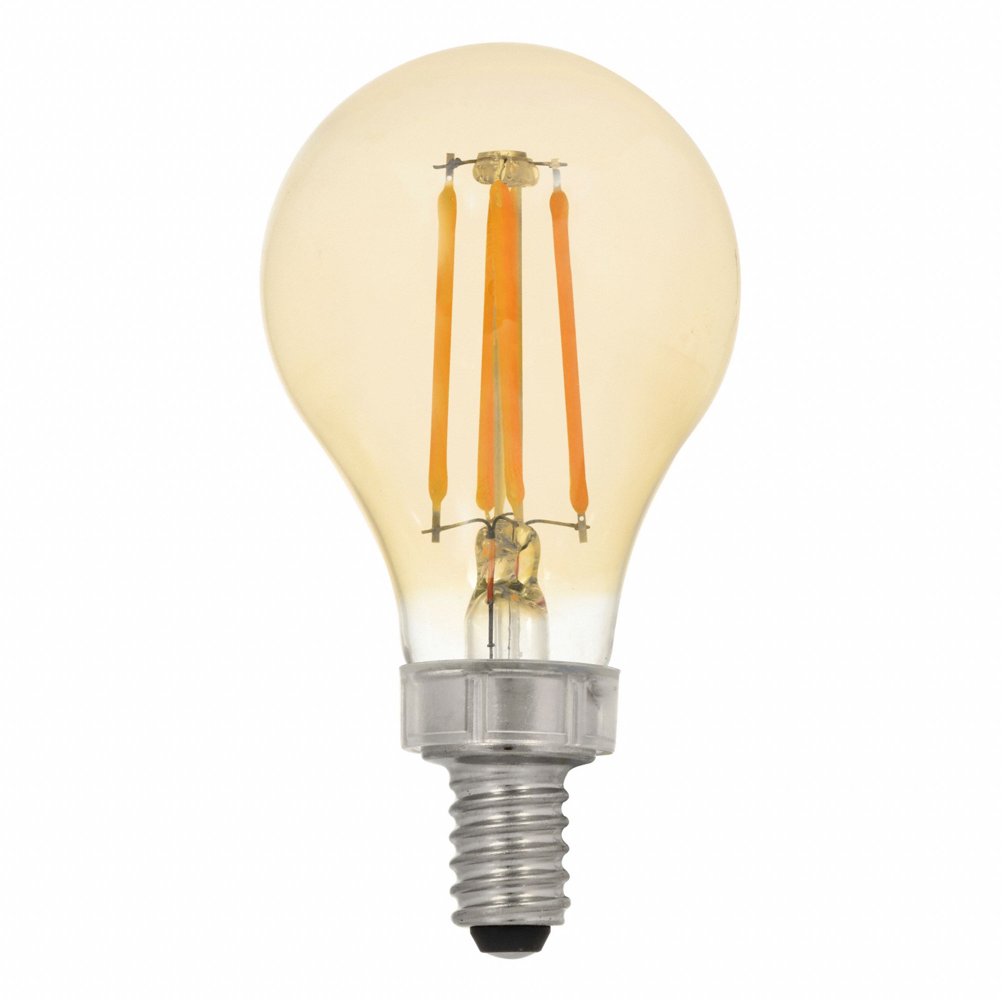 LED BULB, 300 LM, 3.5W, 2,175K, WARM WHITE/DAYLIGHT, 3.42 IN L, SHATTER-RESISTANT, E12, A15