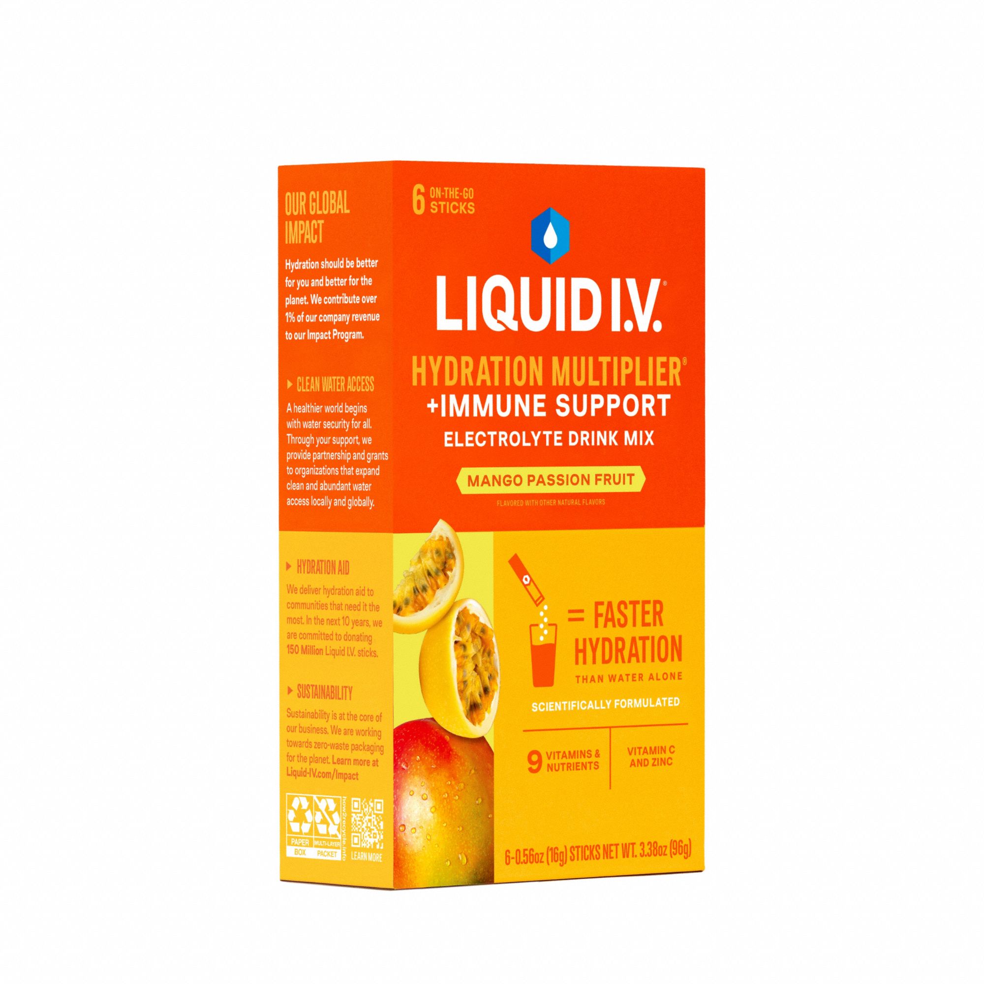 HydrtionMultiplier, MangoPassionfruit, PK6