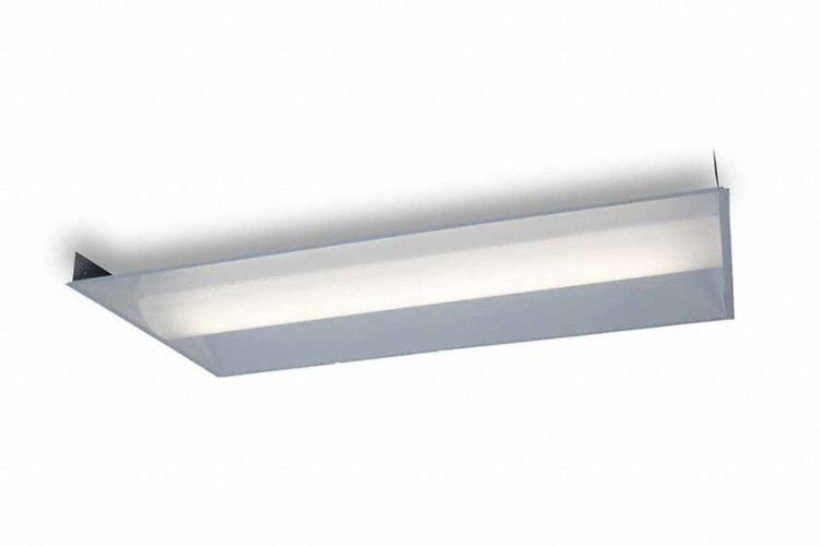 Recessed Troffer: 4 ft Lg, 2 ft Wd, 4, 000 lm, 3500K, 33.5 W, 120 to 277V AC, No Sensor