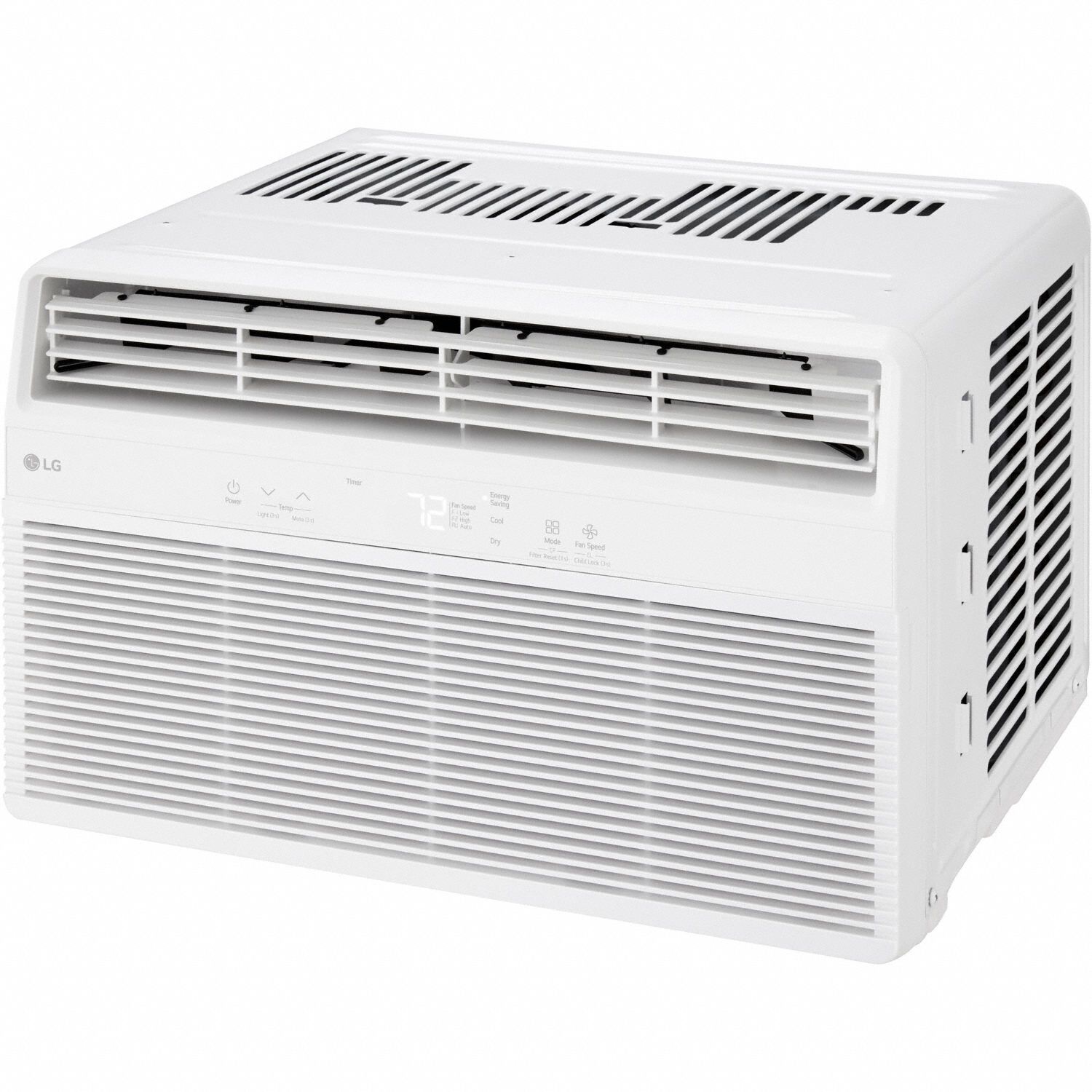 Window Air Conditioner: 150 sq ft – 250 sq ft, 6, 000 BtuH, 115V AC, 5-15P, Cooling Only, Fixed