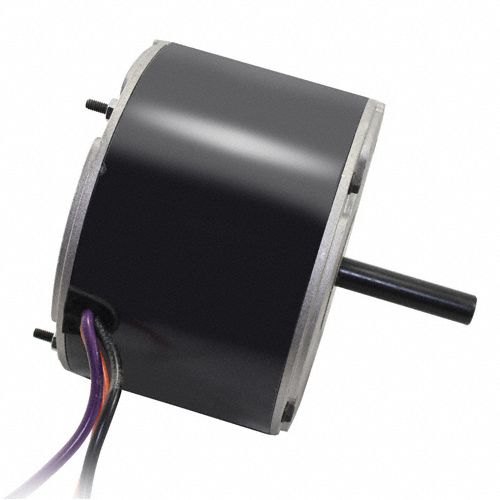 Condenser Fan Motor: Belly Band/Hub Mount, Totally Enclosed Air-Over, 1 Speed, 1.0 A